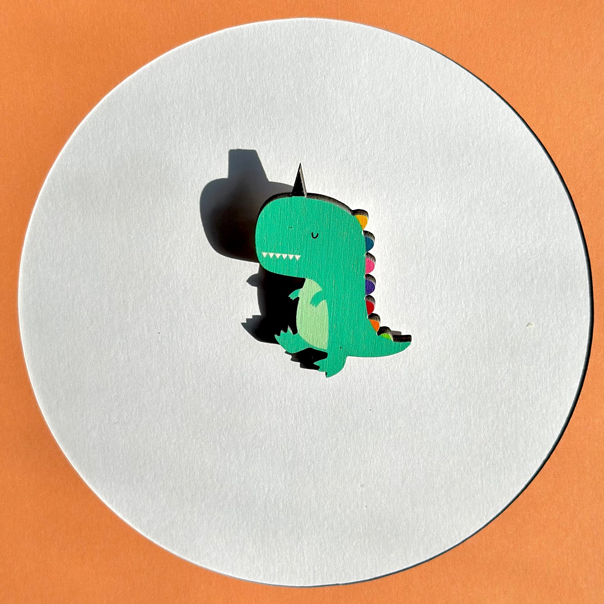 Dino Color Standard Brooch