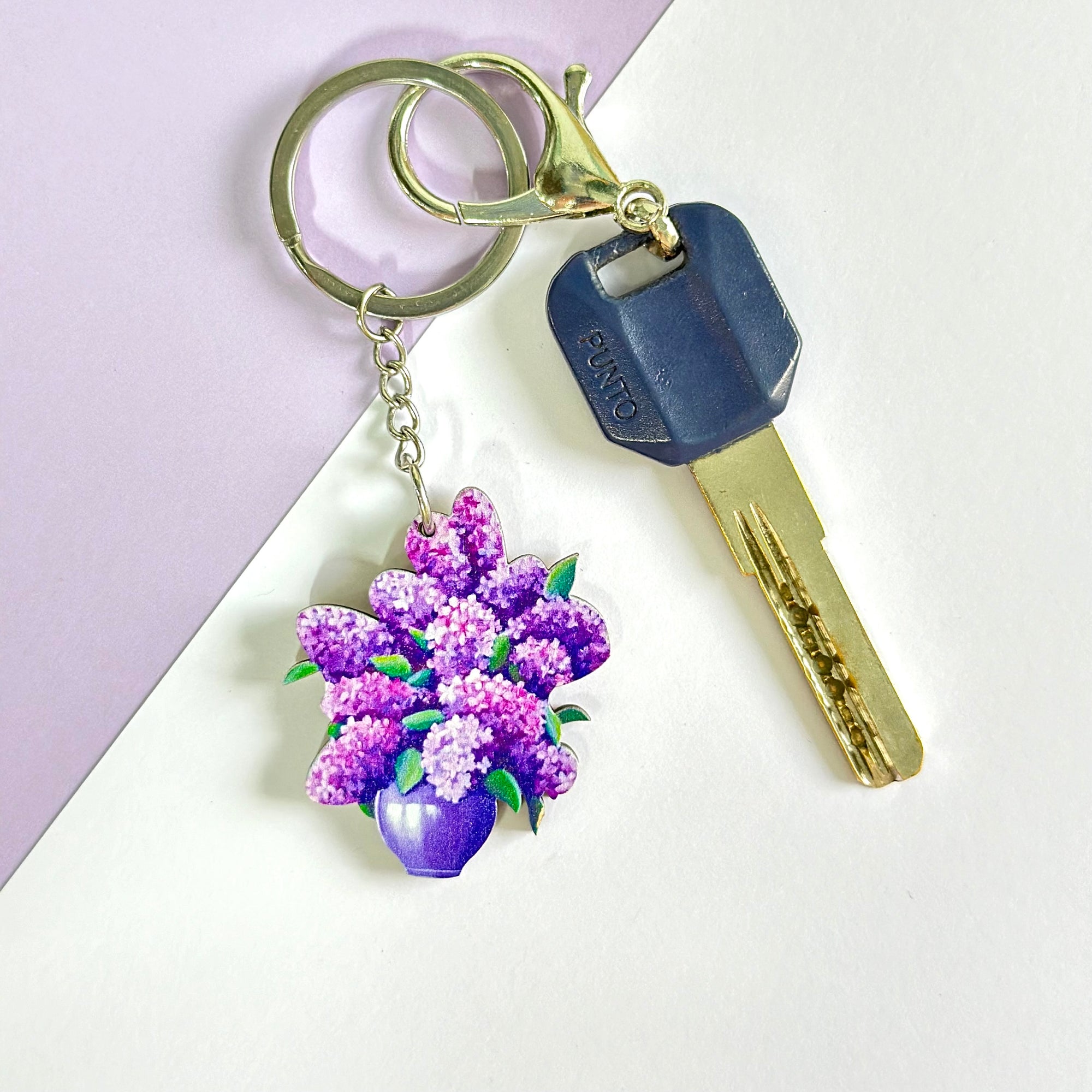 Key chain in lilac lark