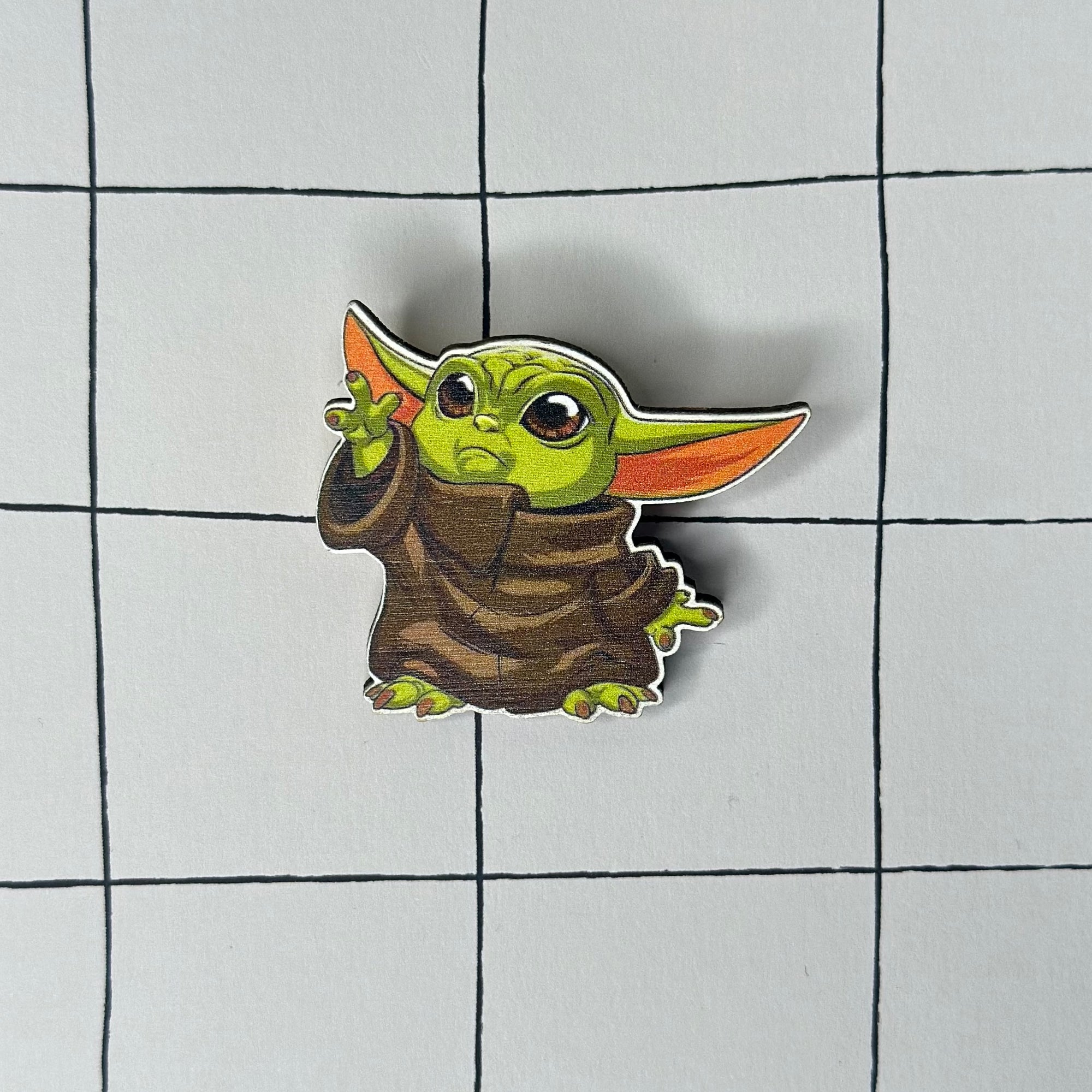 YODA brooch/Pin