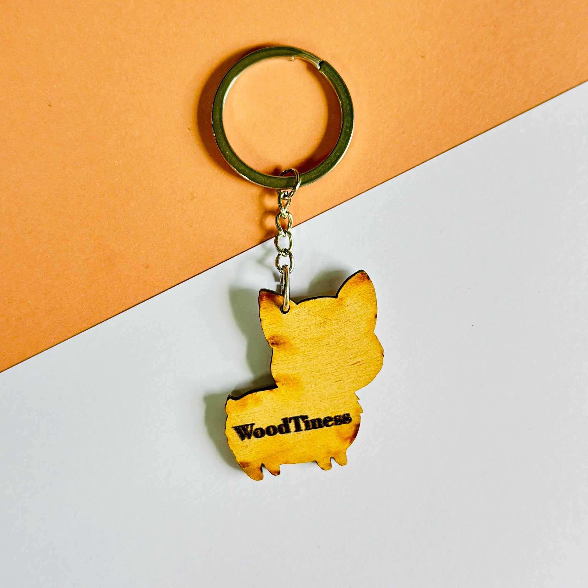 Corgi dog keychain