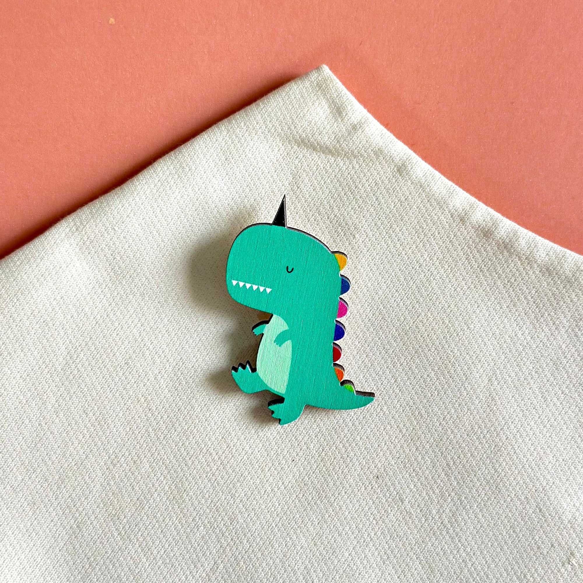 Dino Color Standard Brooch