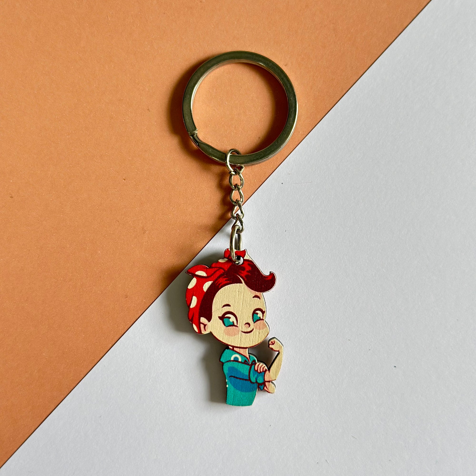 GIRL POWER key chain