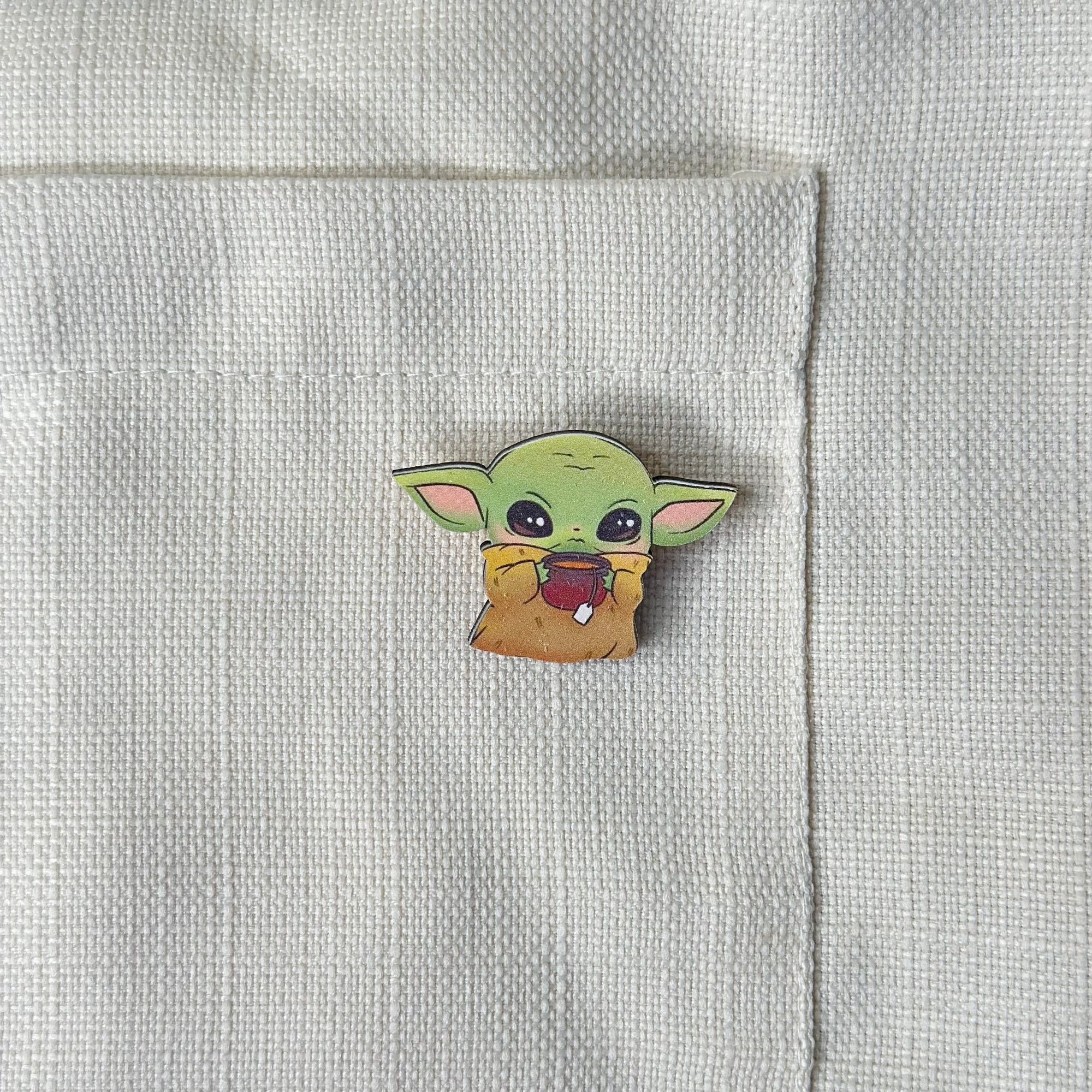 YODA brooch/Pin