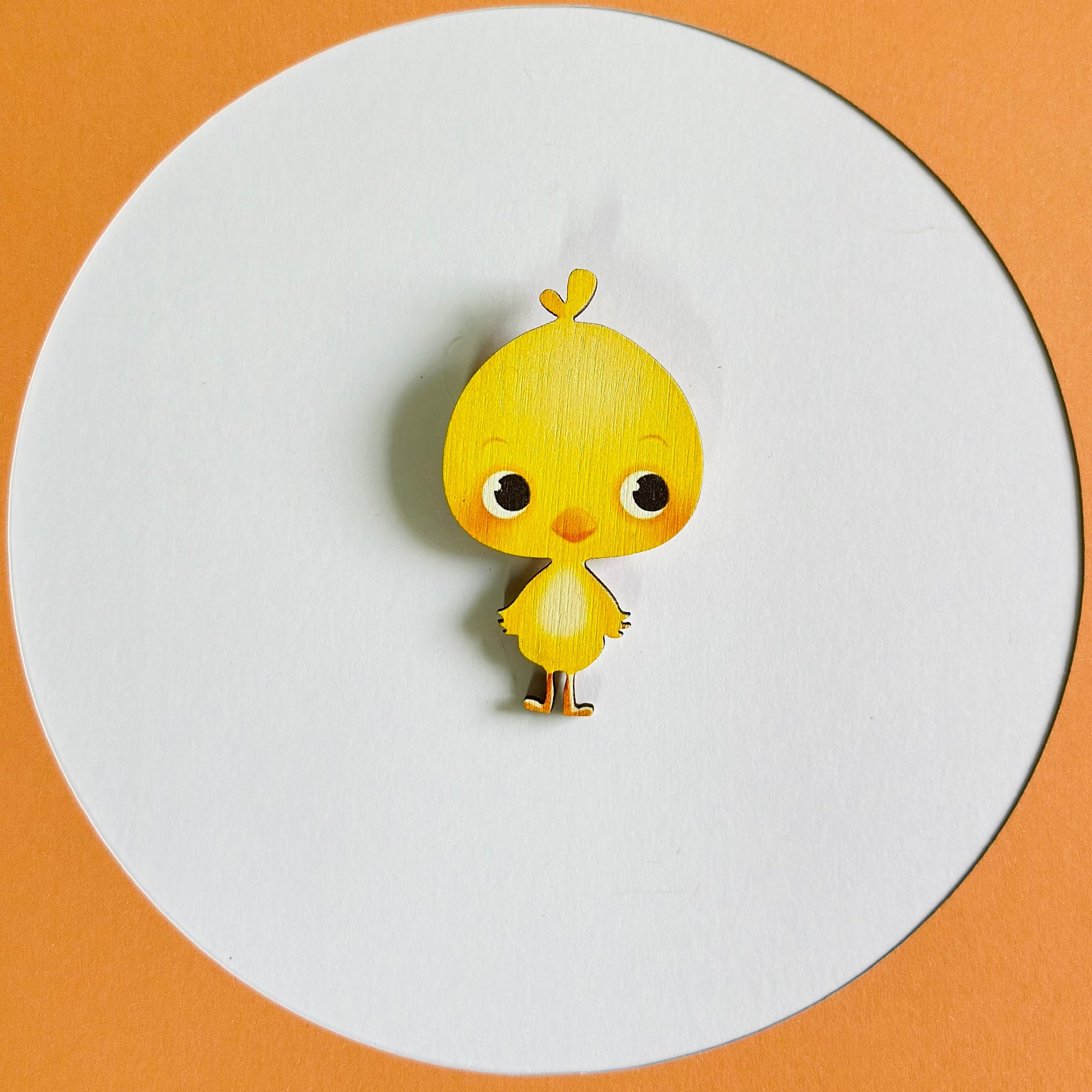 Yellow Chick Standard Brooch