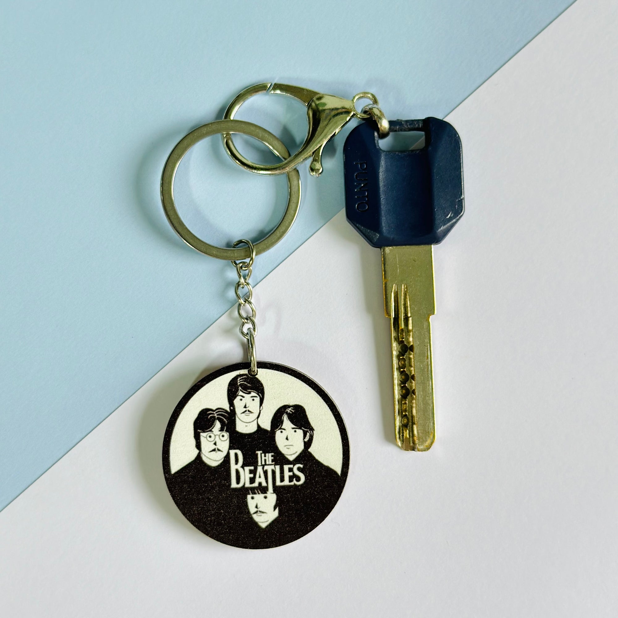 The Beatles key chain