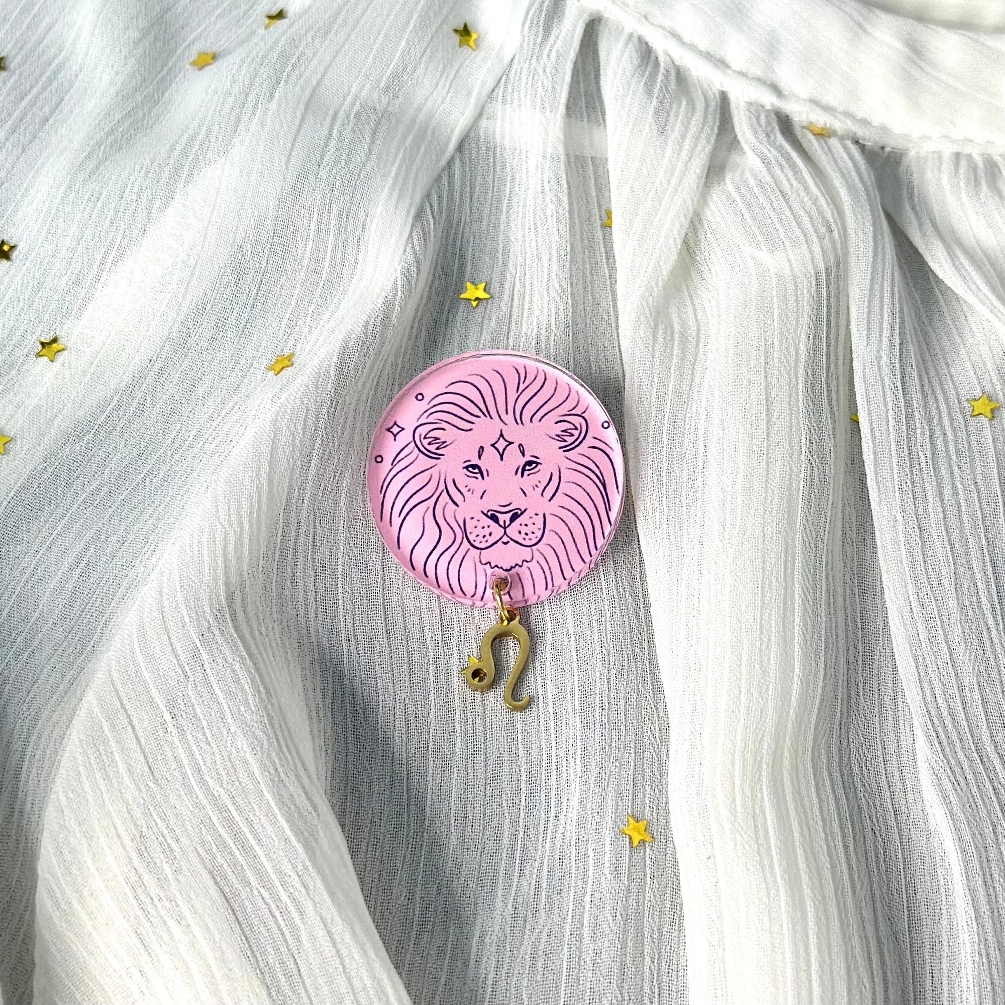 Leo Zodiac Pin/Brooch