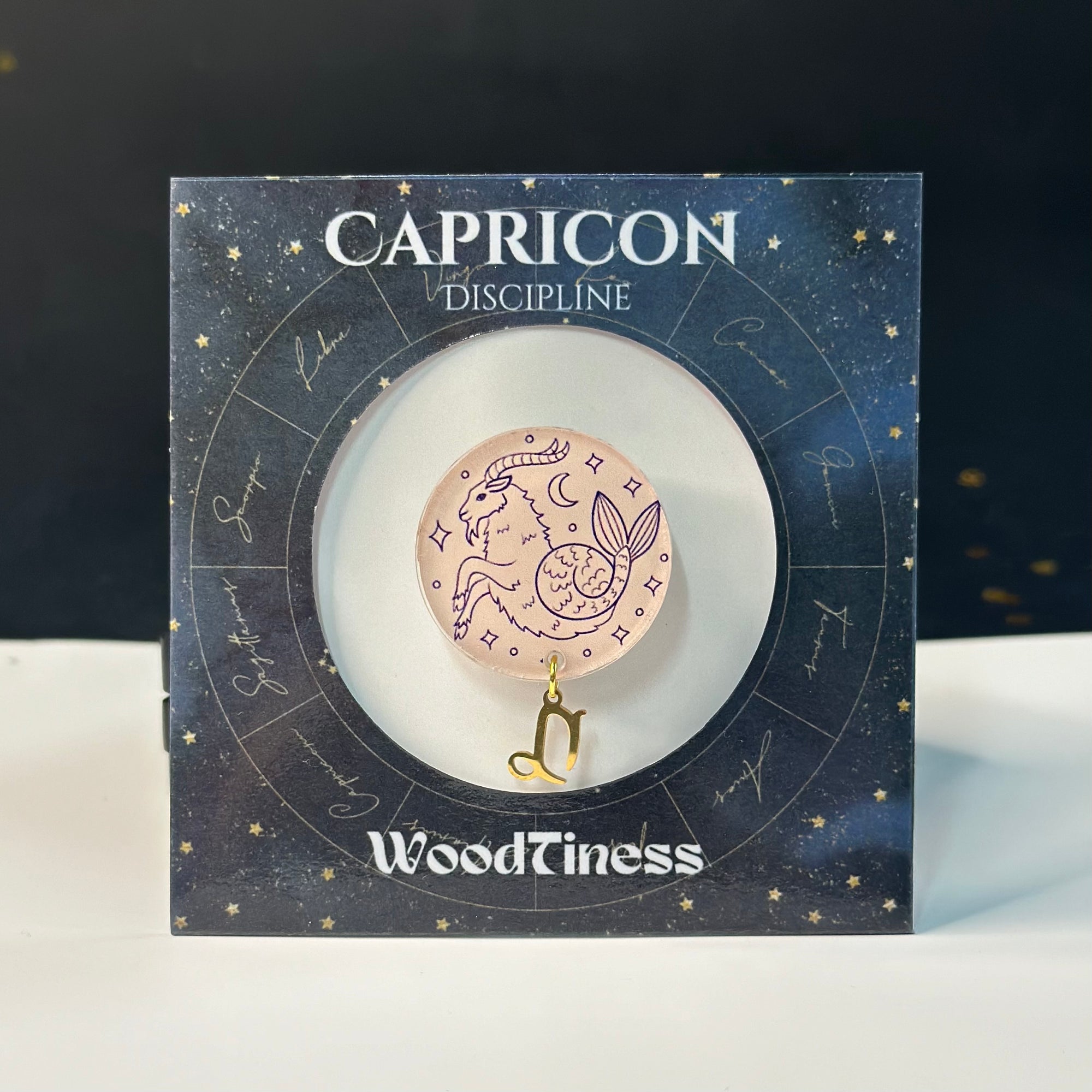 Capricon Zodiac Brooch/Pin