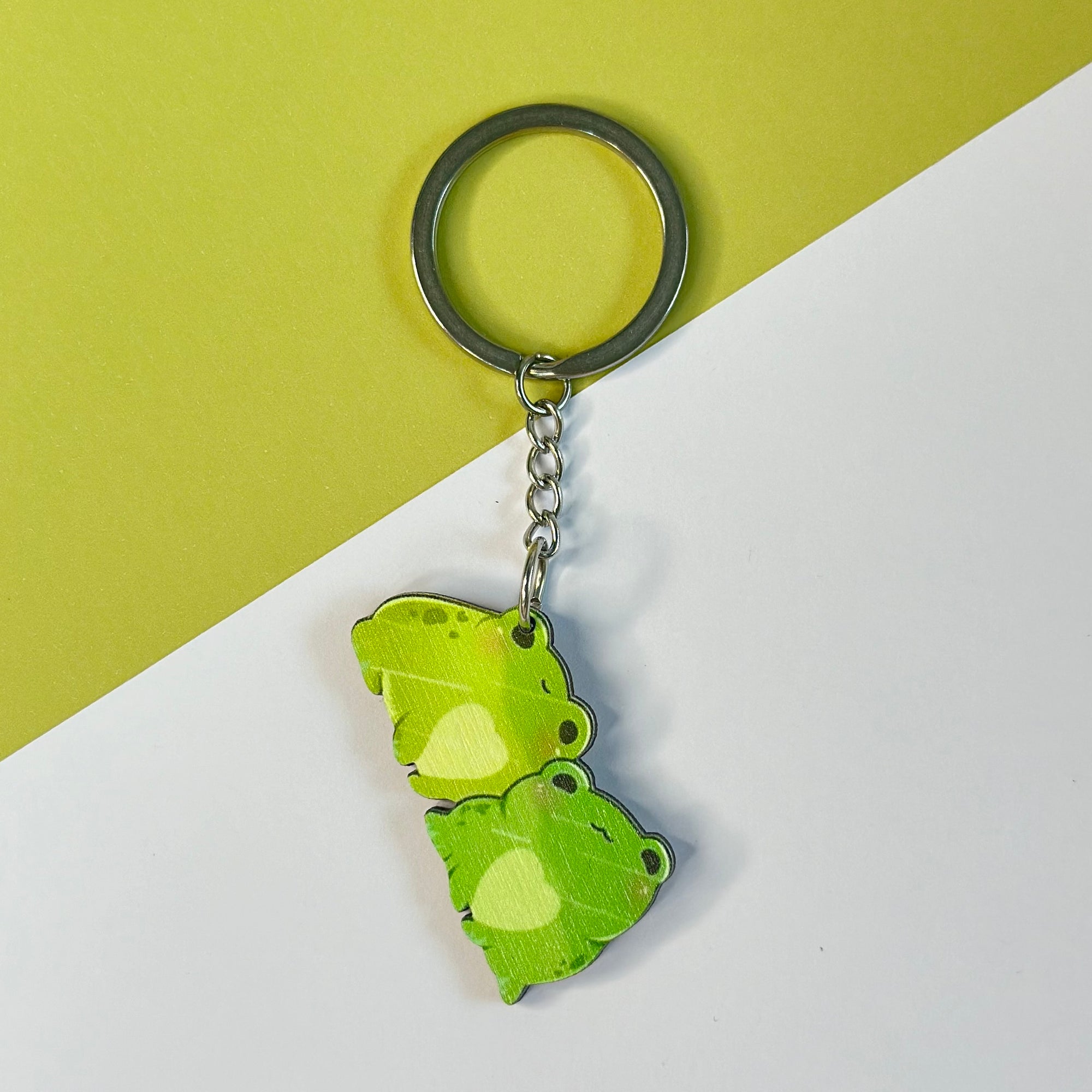 Frogs in Love Keychain