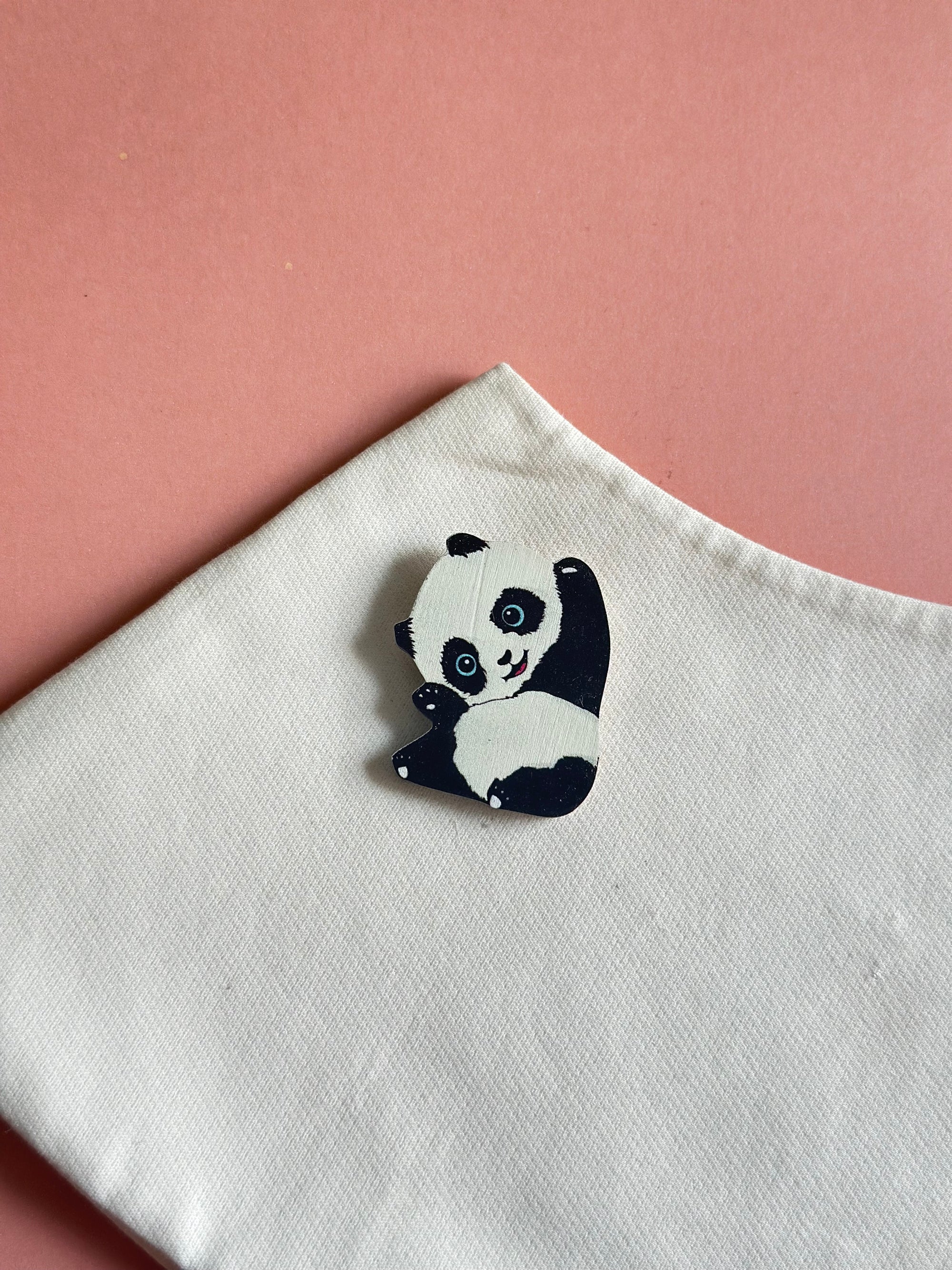 Panda standard brooch