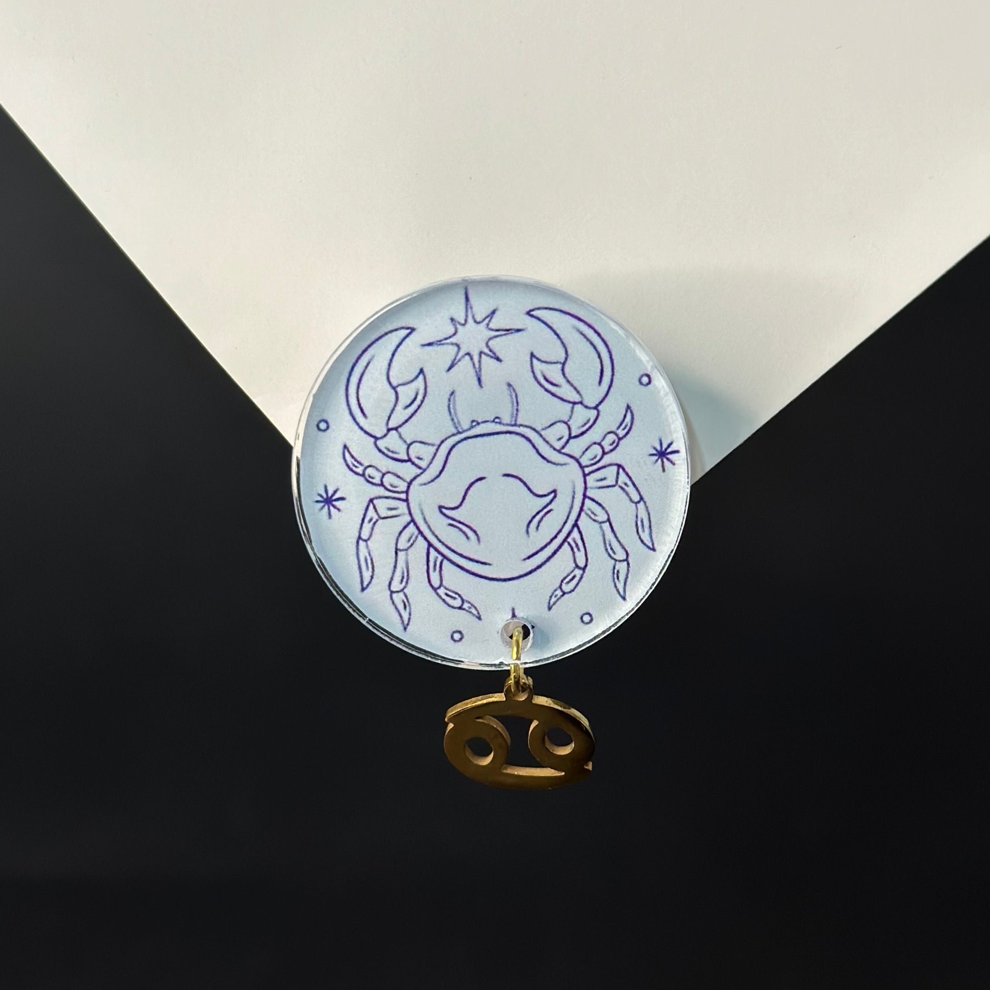 Cancer Zodiac Brooch