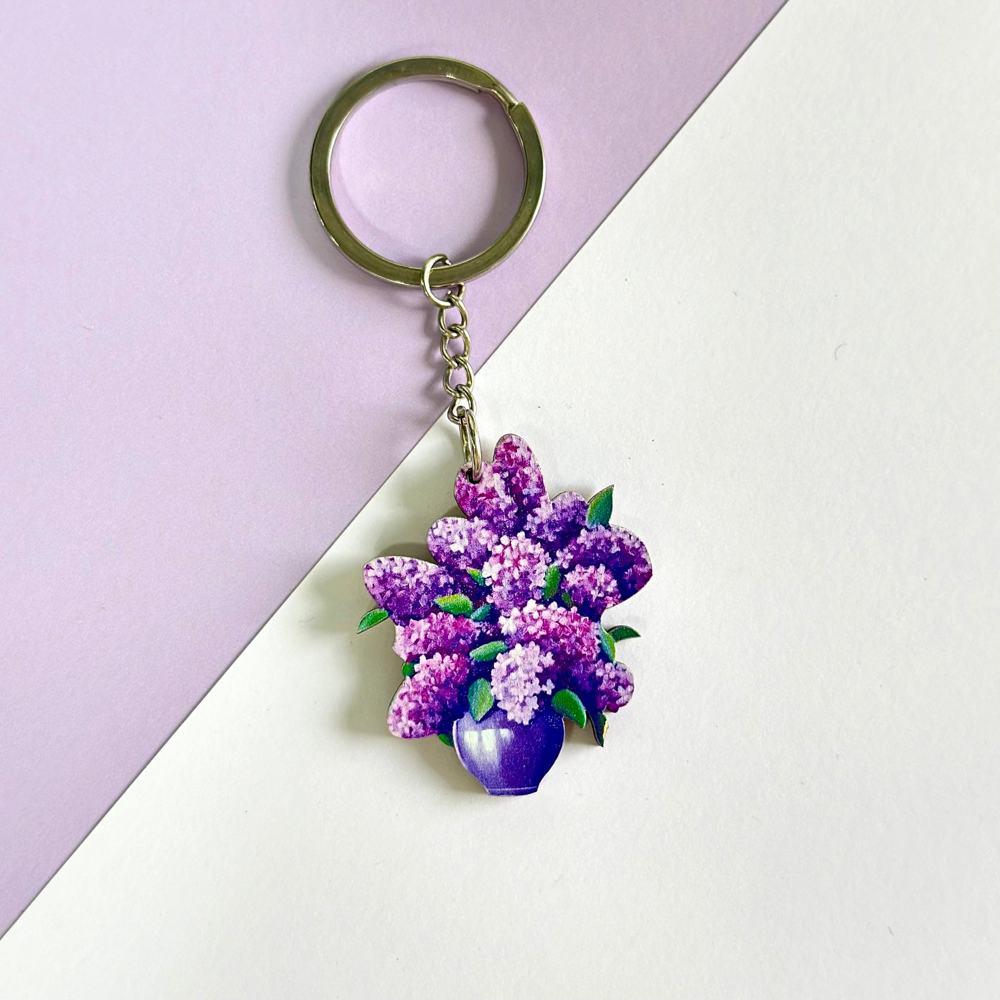 Key chain in lilac lark