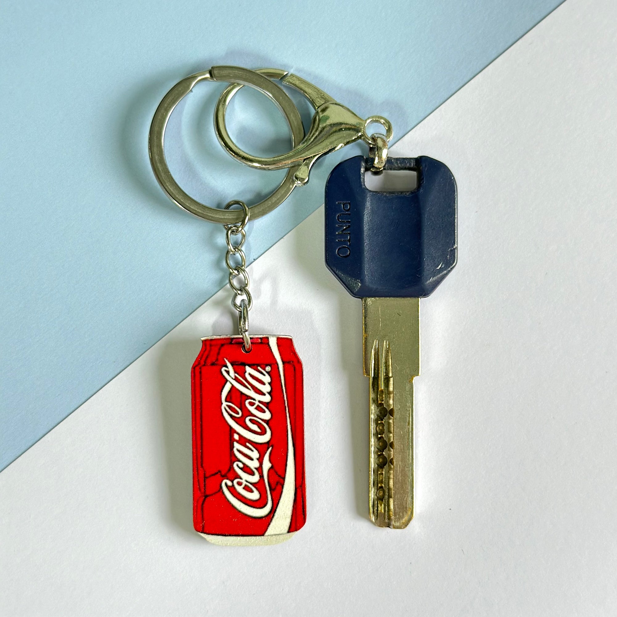 Coca Cola can keychain