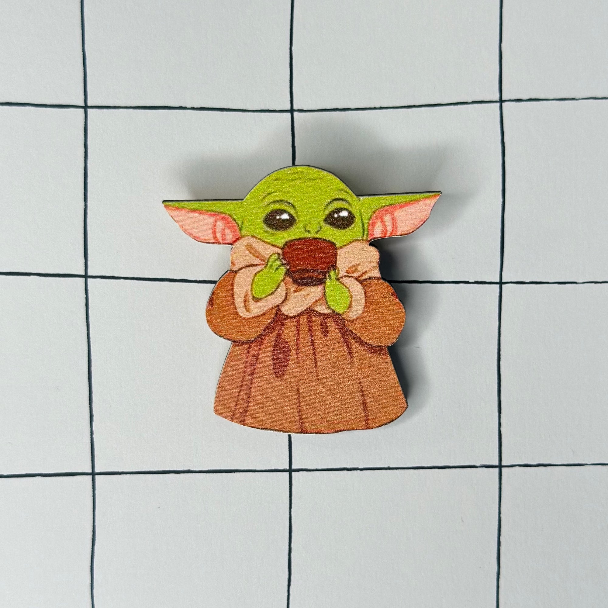 YODA brooch/Pin