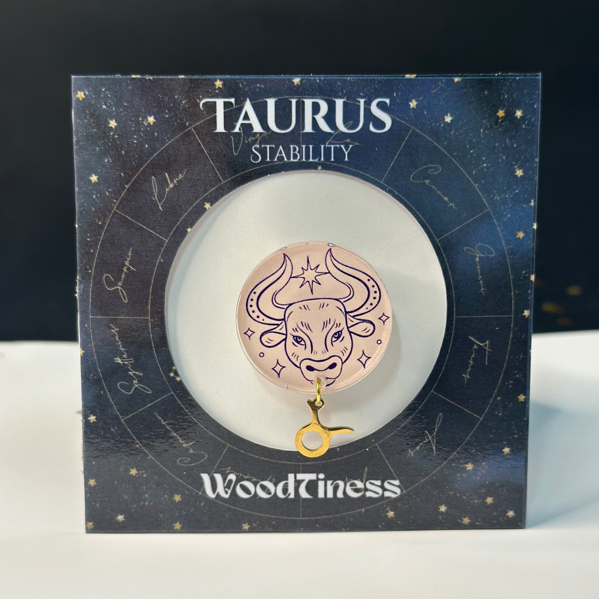 Taurus Zodiac Brooch/Pin