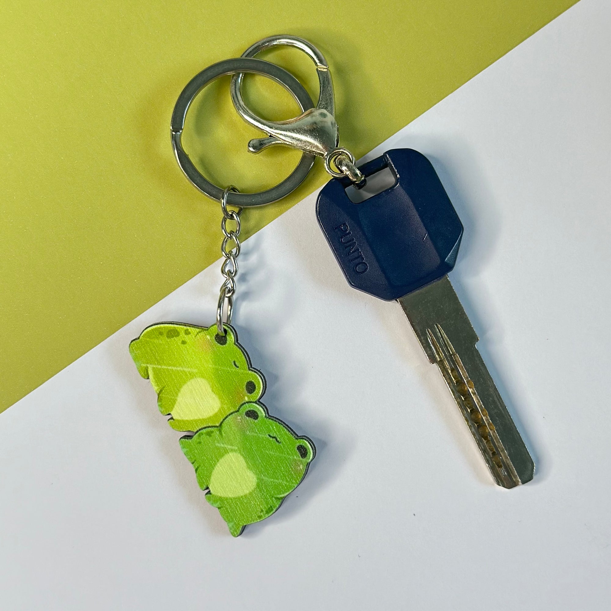 Frogs in Love Keychain