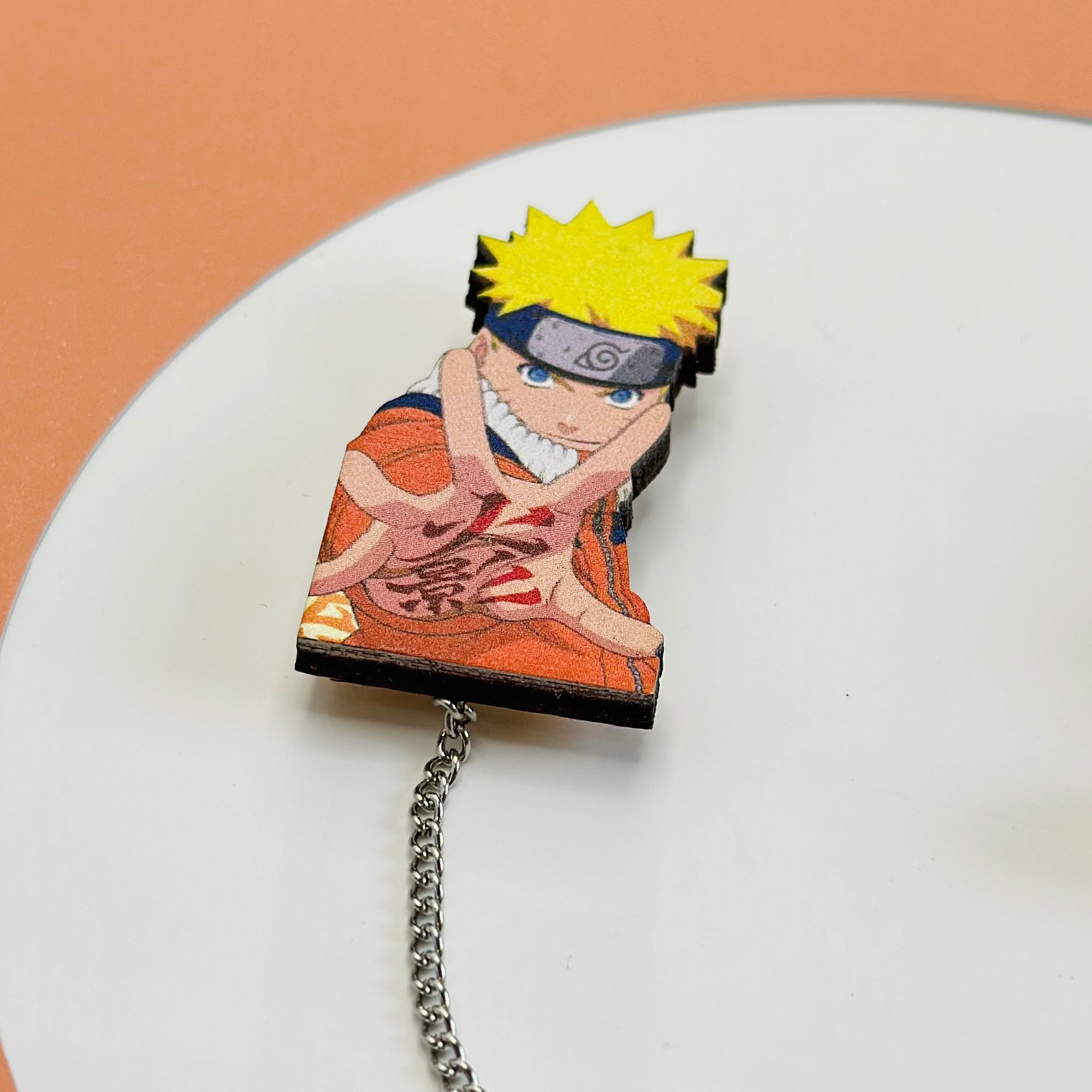 Anime Naruto: Jiraiya&amp;Naruto brooch accessory