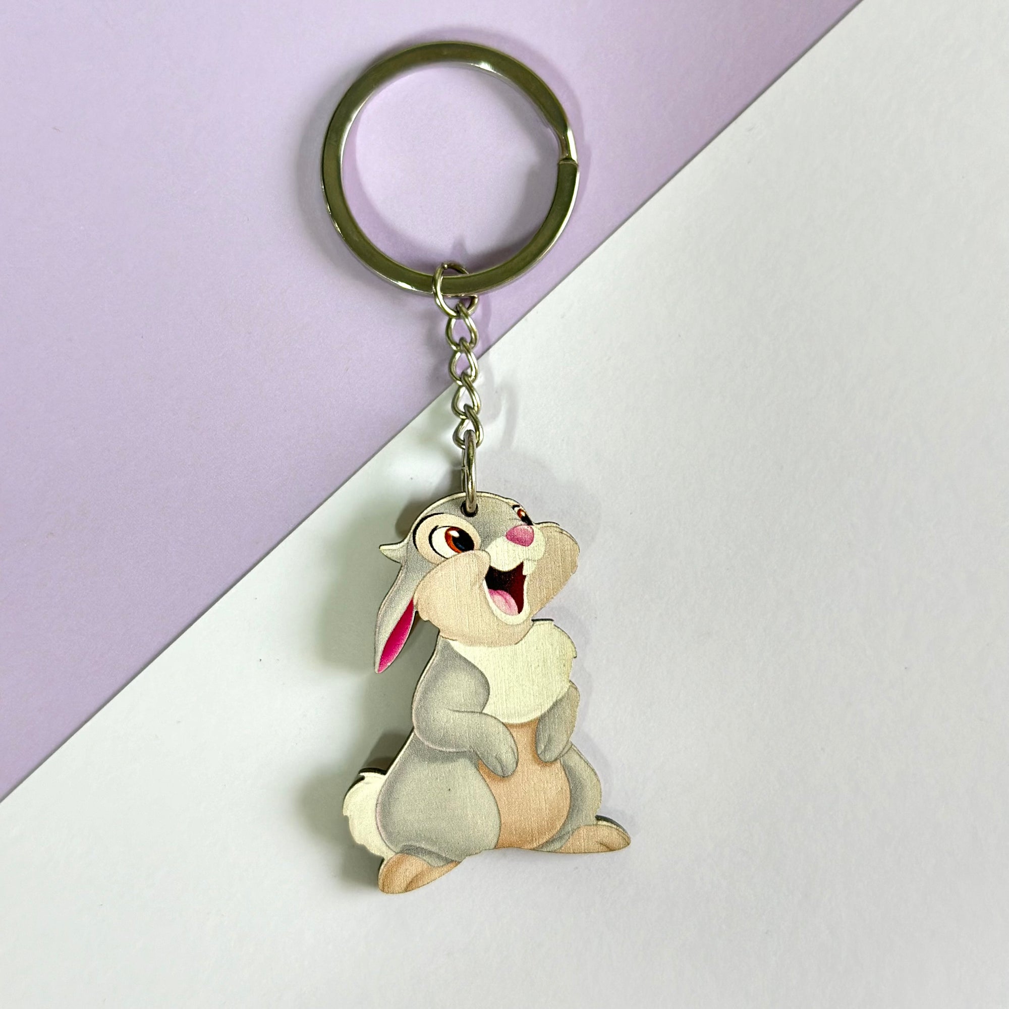 A rabbit key ring