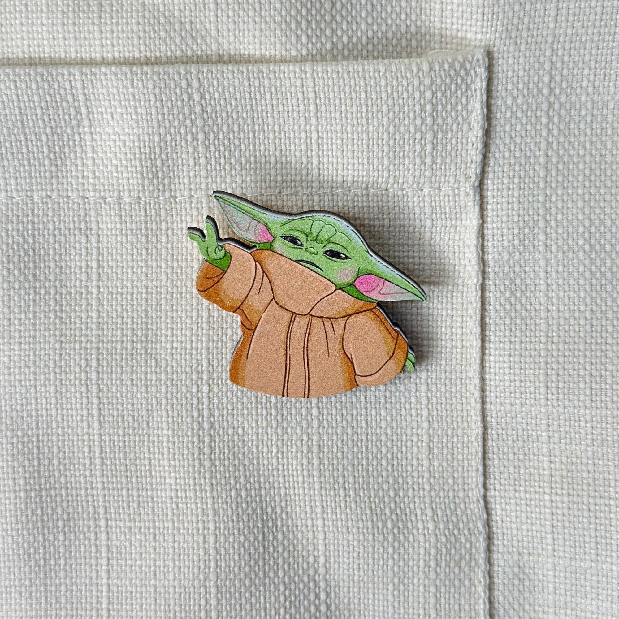 YODA brooch/Pin