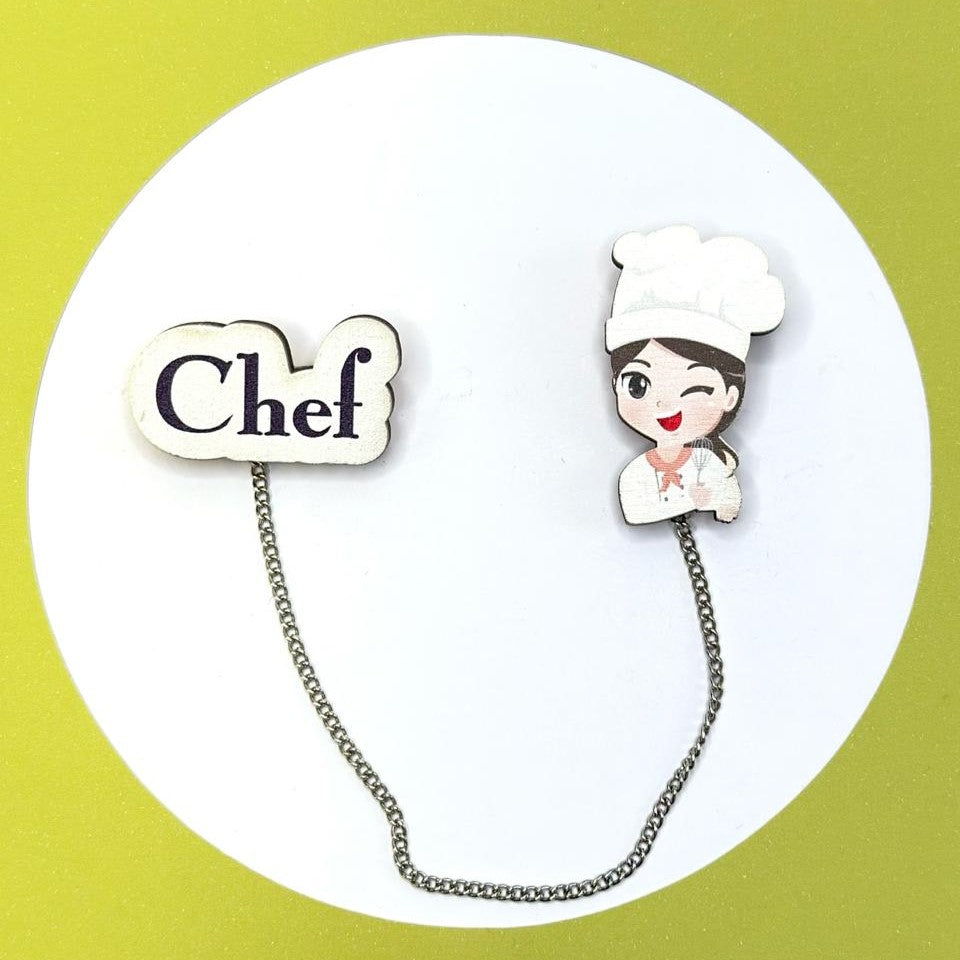 Occupation Chef/Cook/Pastry Accessory Brooch