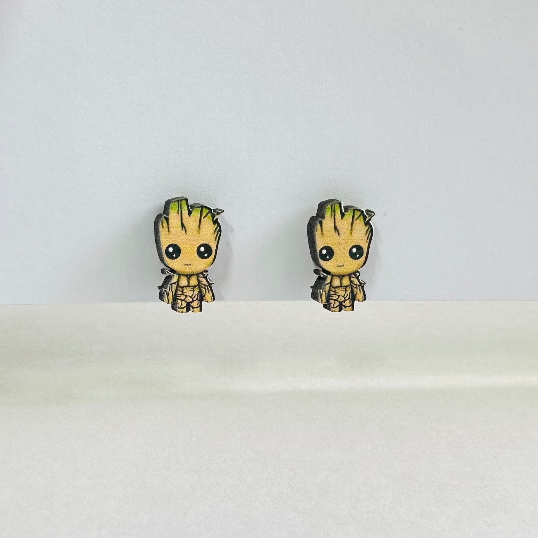 Groot/Groot wooden earring