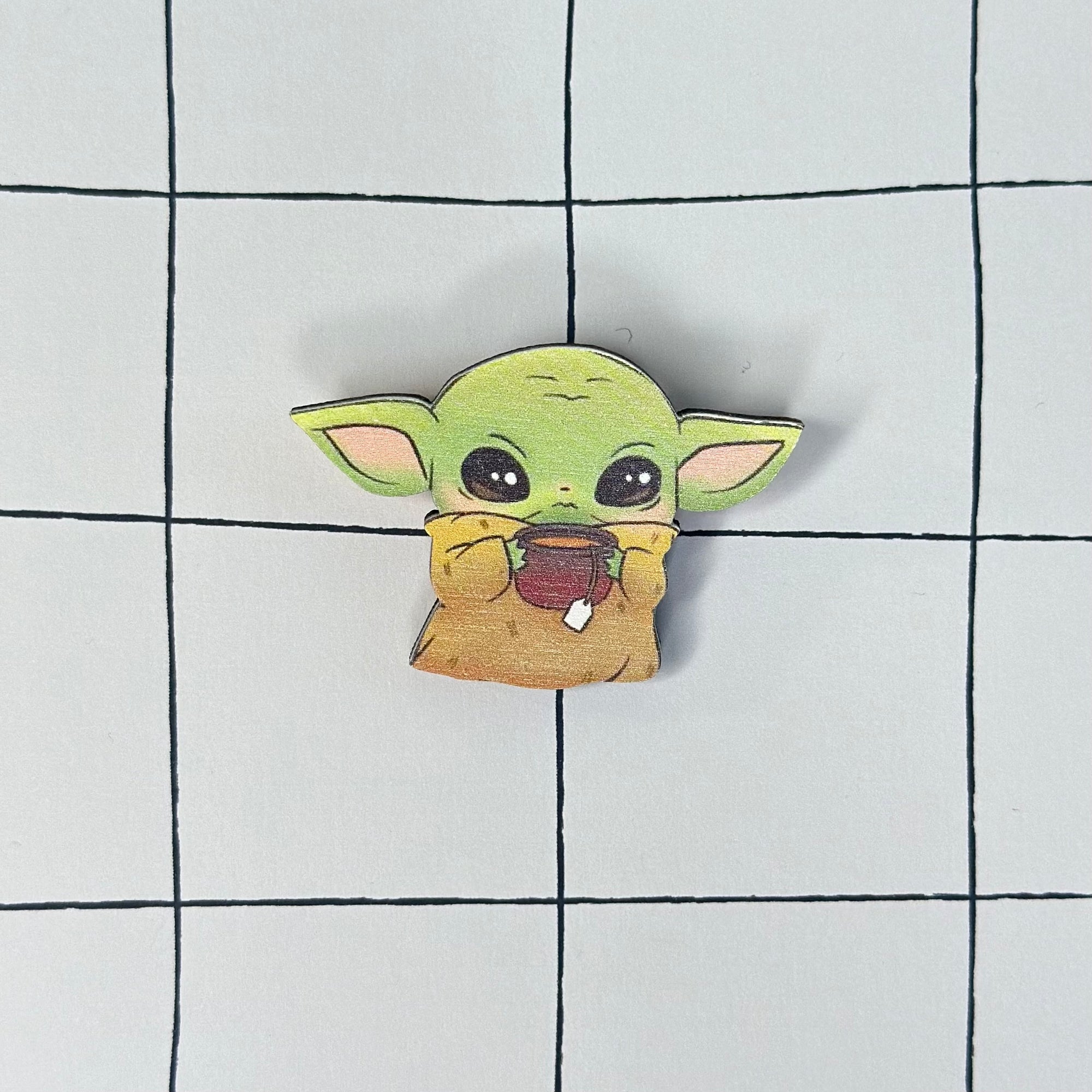 YODA brooch/Pin