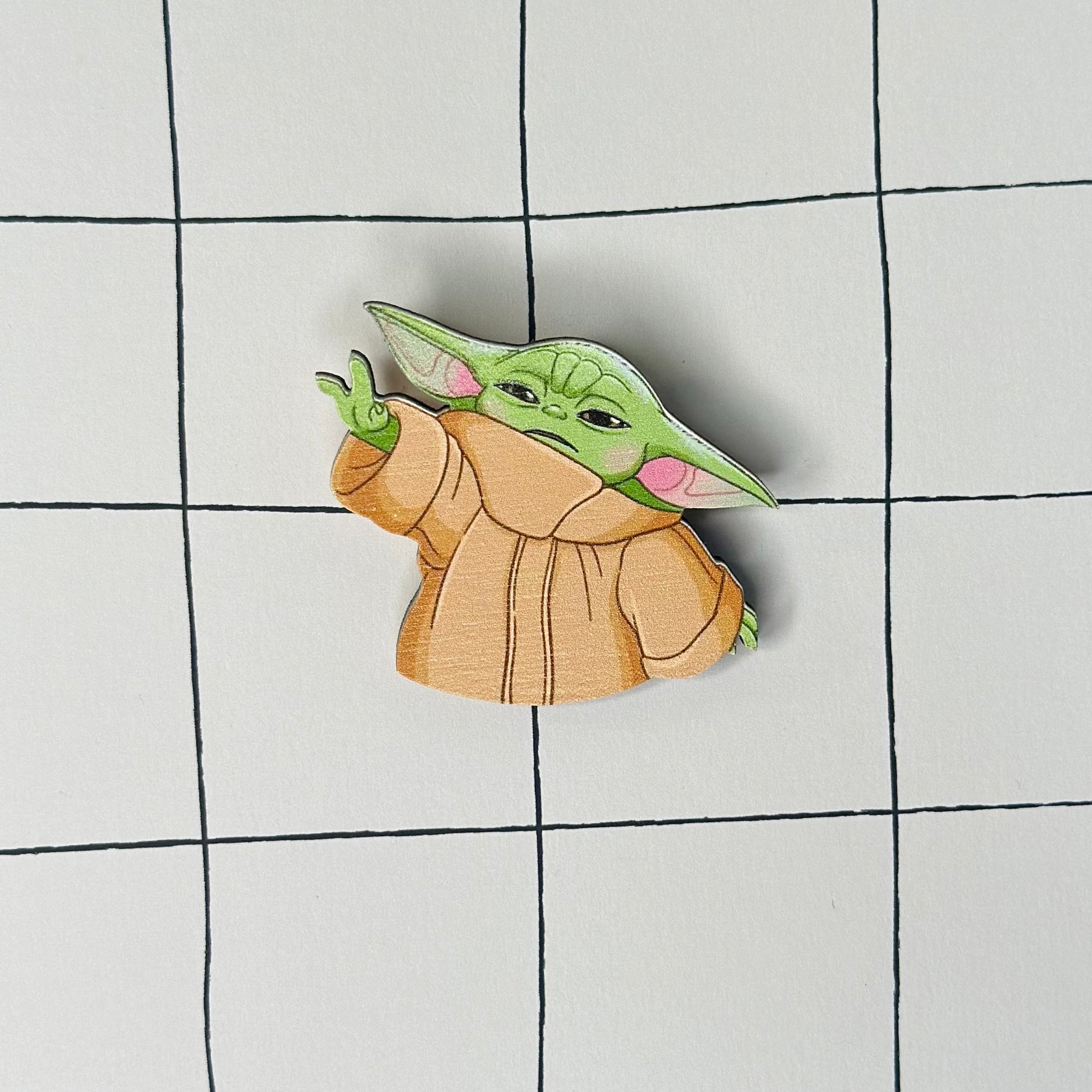 YODA brooch/Pin