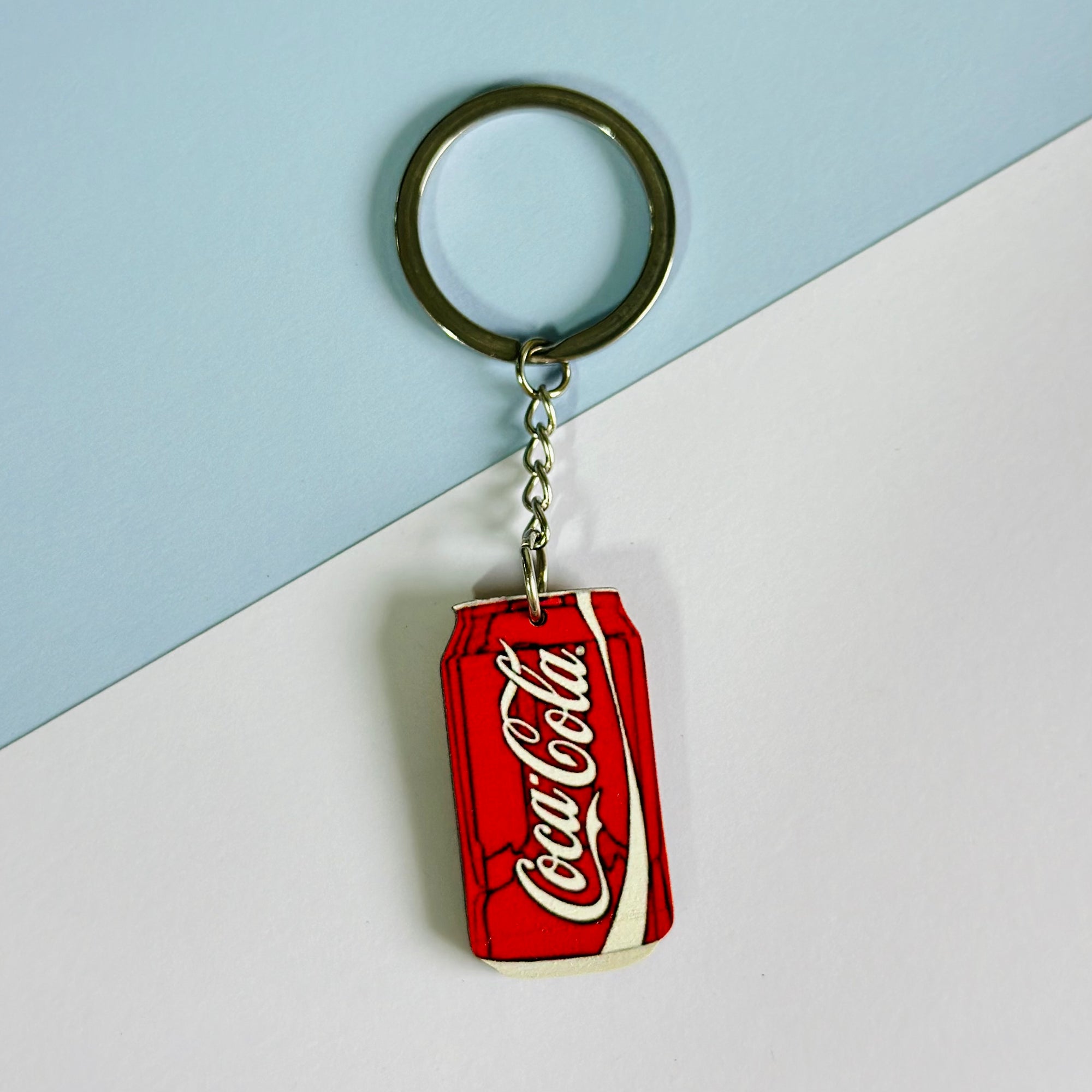 Coca Cola can keychain