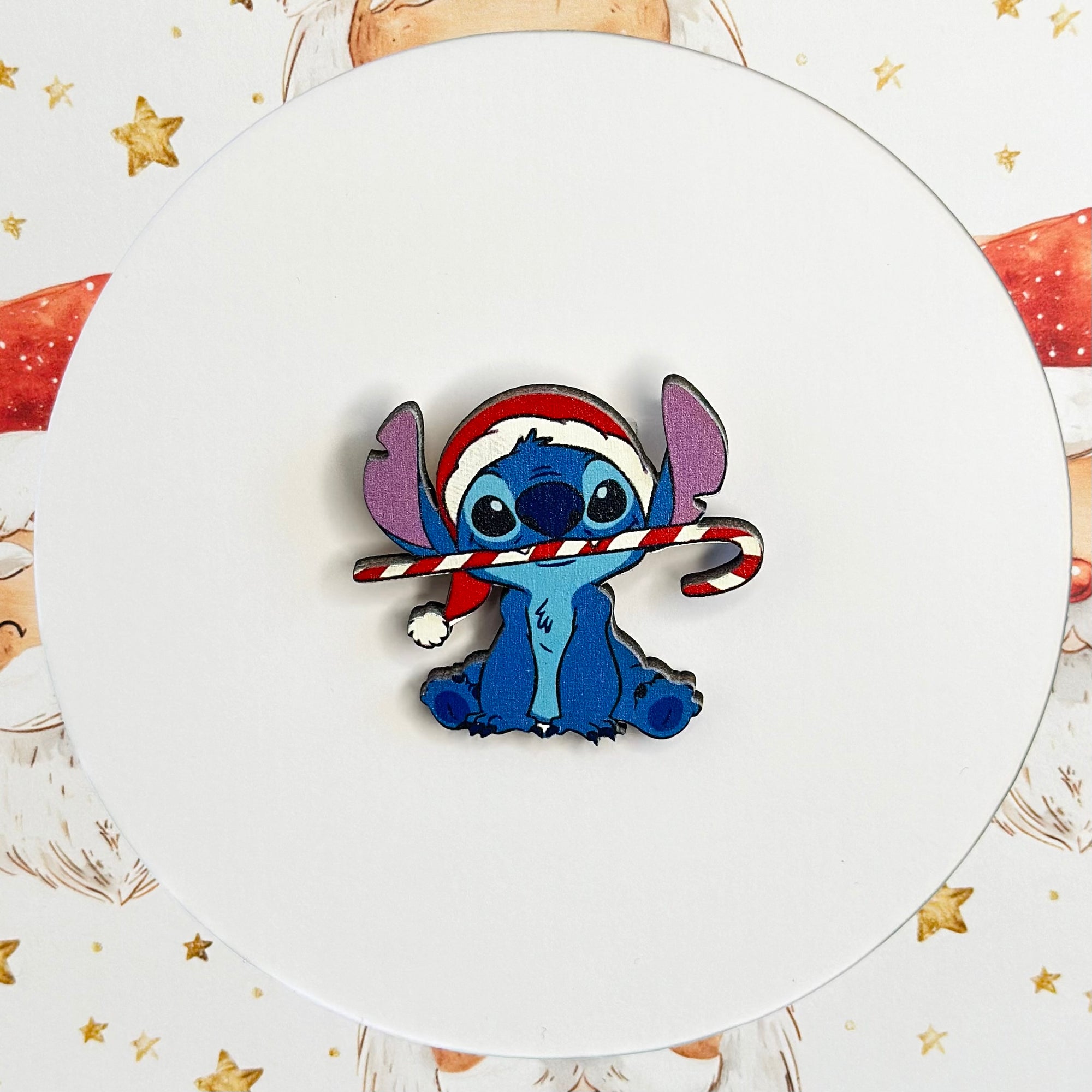 საახალწლო სტიჩი/Stitch სტანდარტული გულსაბნევი