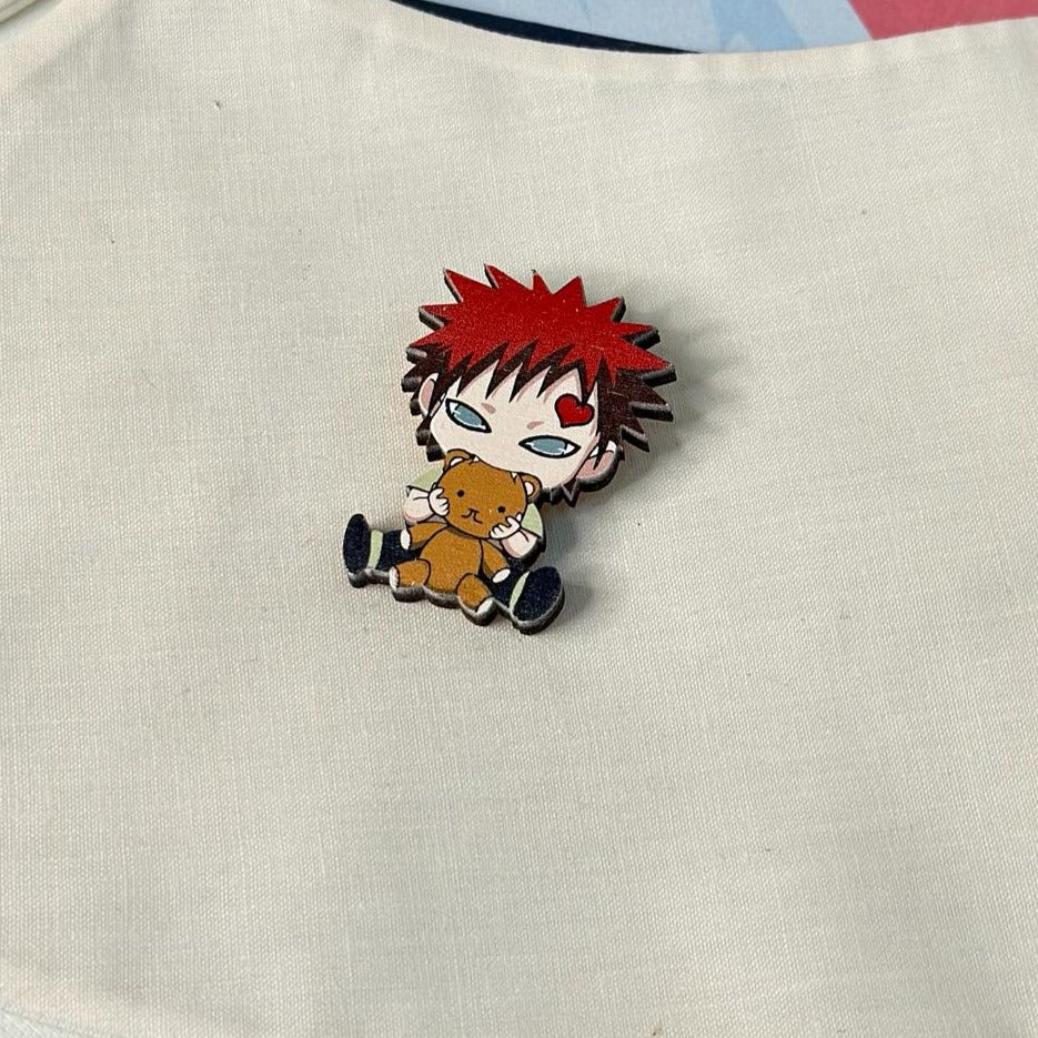 Anime Naruto: Gaara brooch accessory