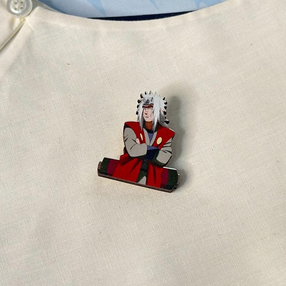 Anime Naruto: Jiraiya&amp;Naruto brooch accessory