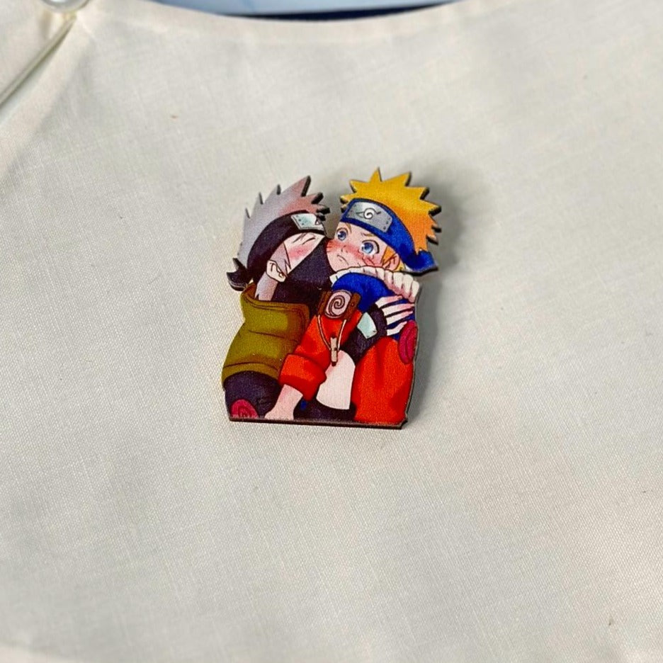 Anime Naruto: Kakashi Brooch Accessory