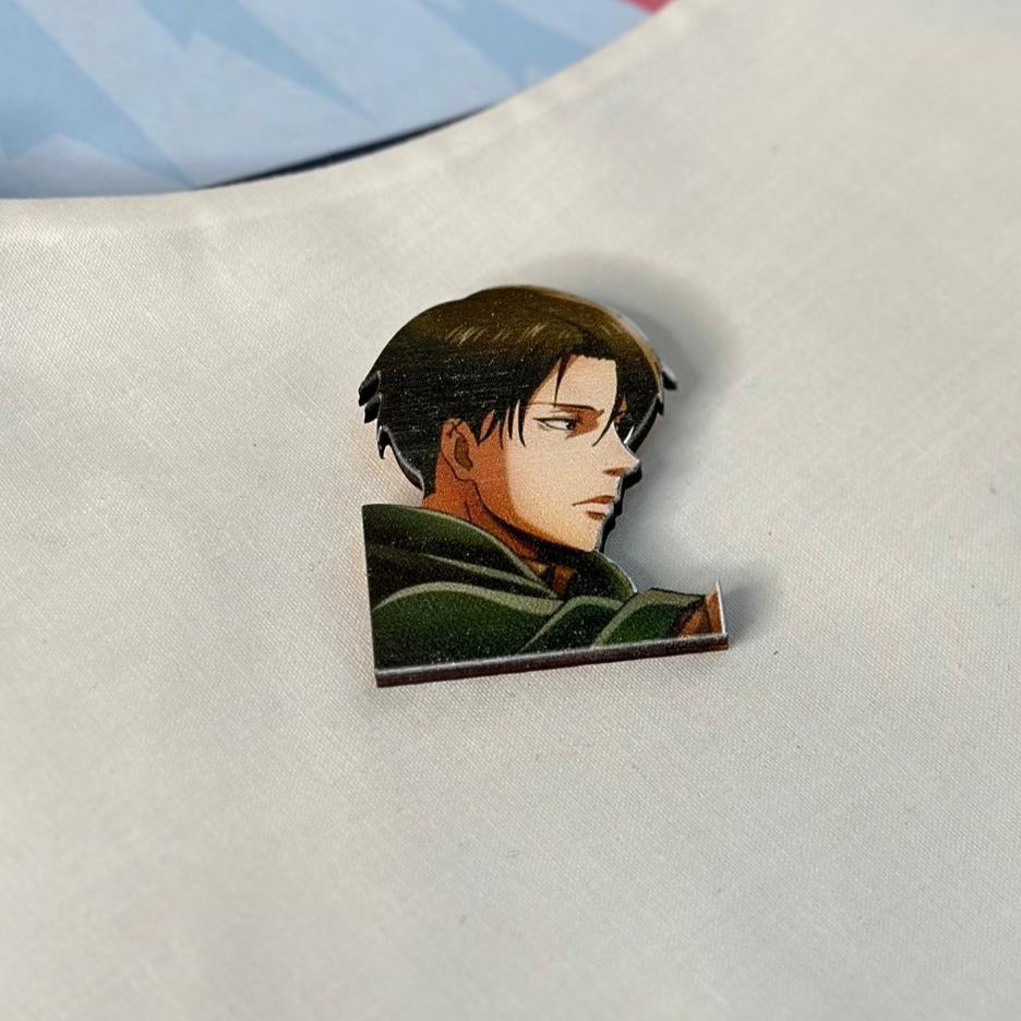 ანიმე Attack on Titan: Levi Ackerman გულსაბნევი აქსესუარი