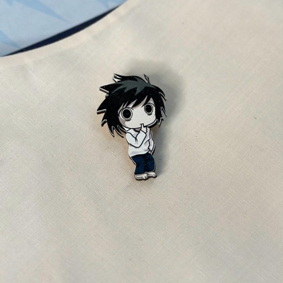 ანიმე Death Note L (Lawliet )გულსაბნევი აქსესუარი