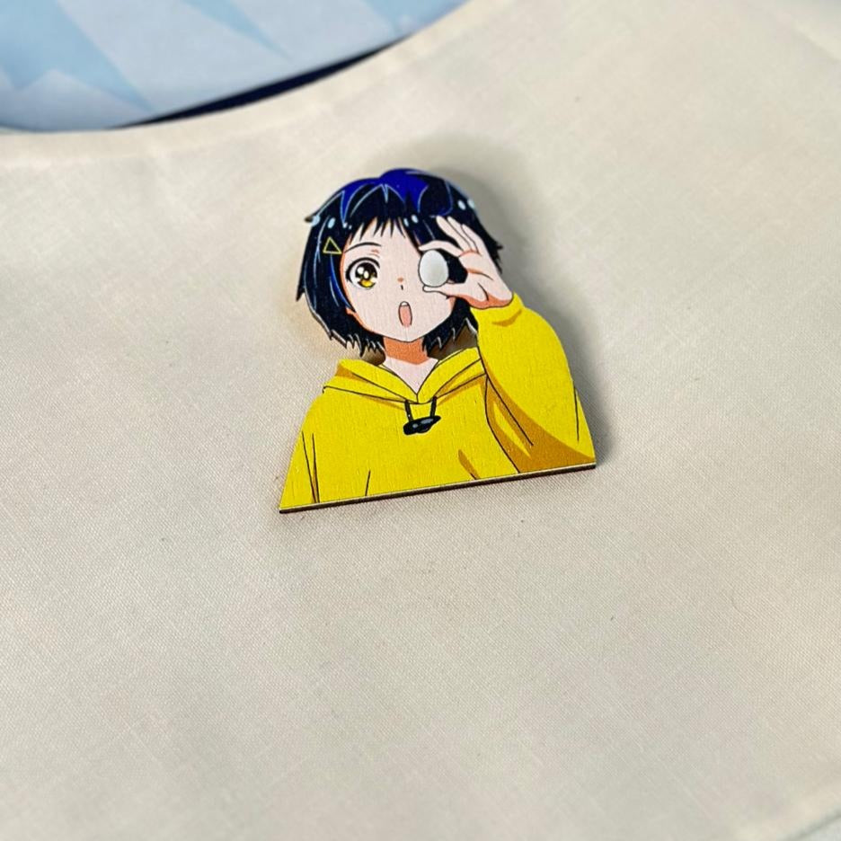 Anime Wonder Egg Priority: Ai Ohto Brooch Accessory