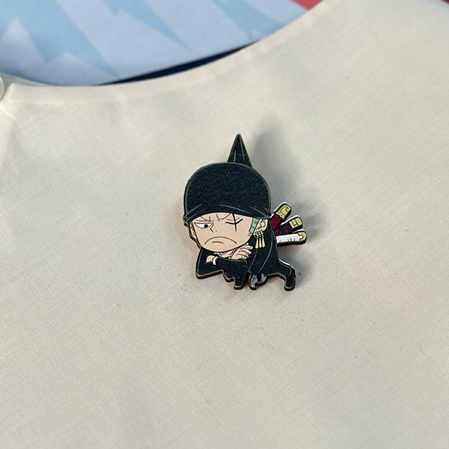 Anime One Piece Zoro Brooch Accessory