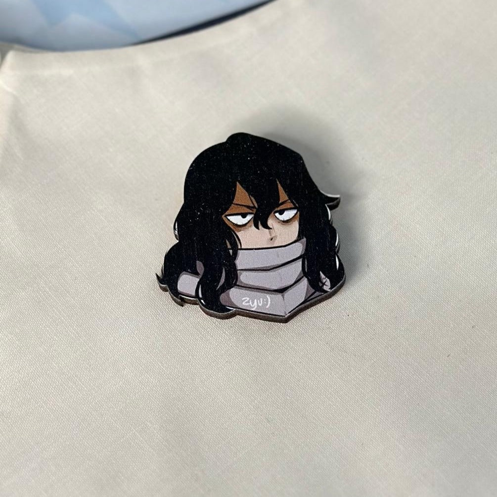 Anime Shouta Aizawa Shaped Anime My Hero Academia Brooch Accessory