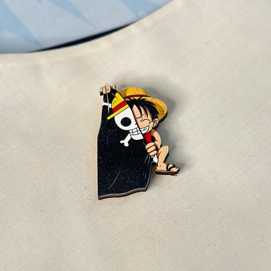 Anime One Piece Luffy Brooch Accessory