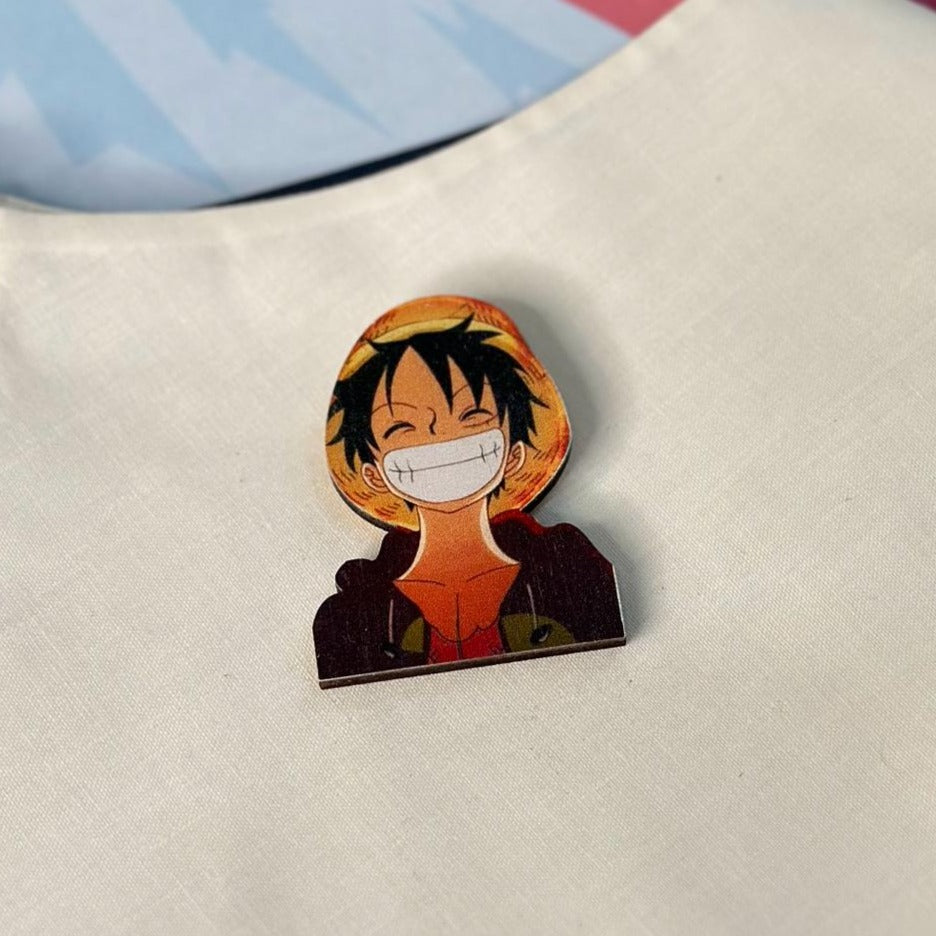 Anime One Piece Luffy Brooch Accessory