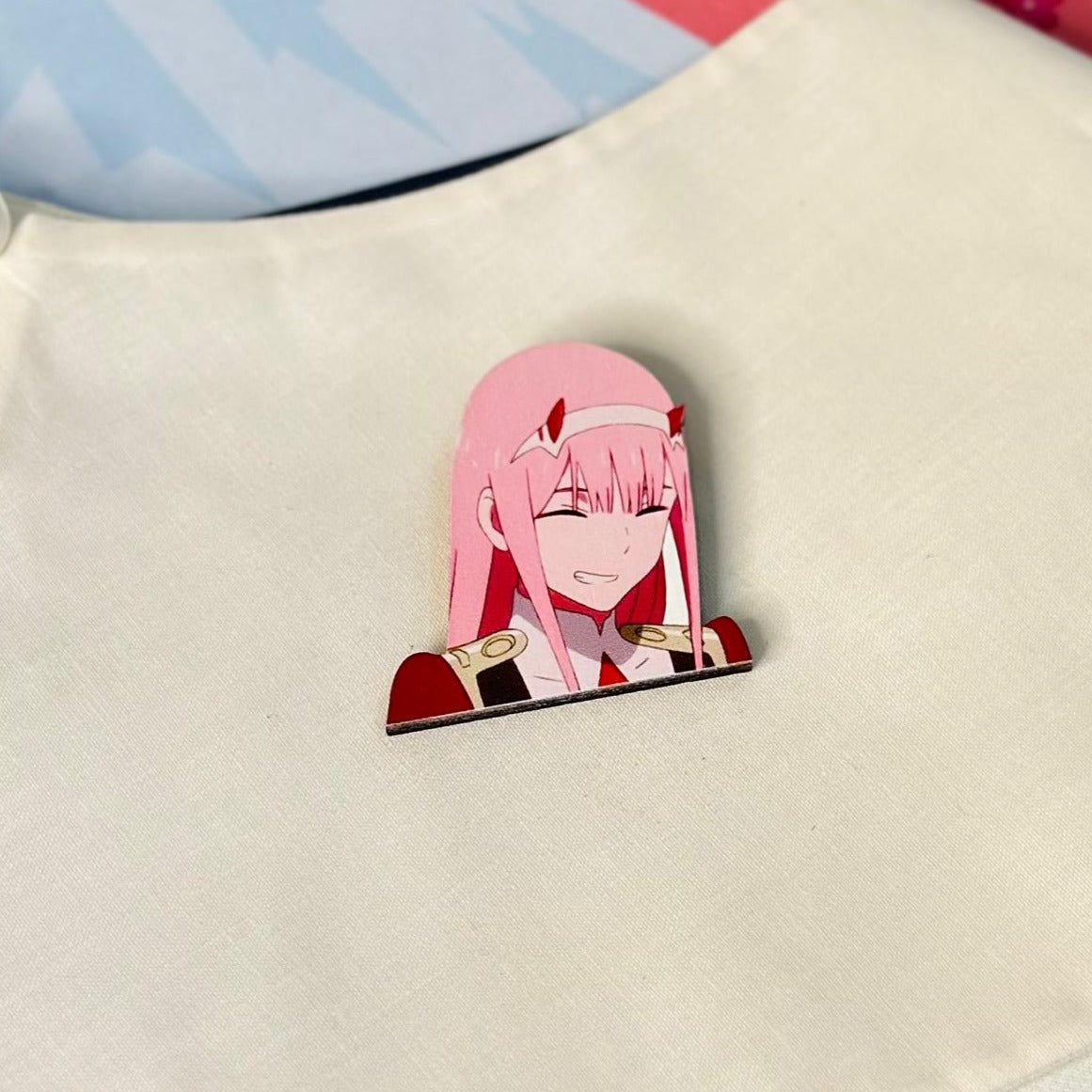 Anime Darling in the Franxx: Zero Two Brooch Accessory