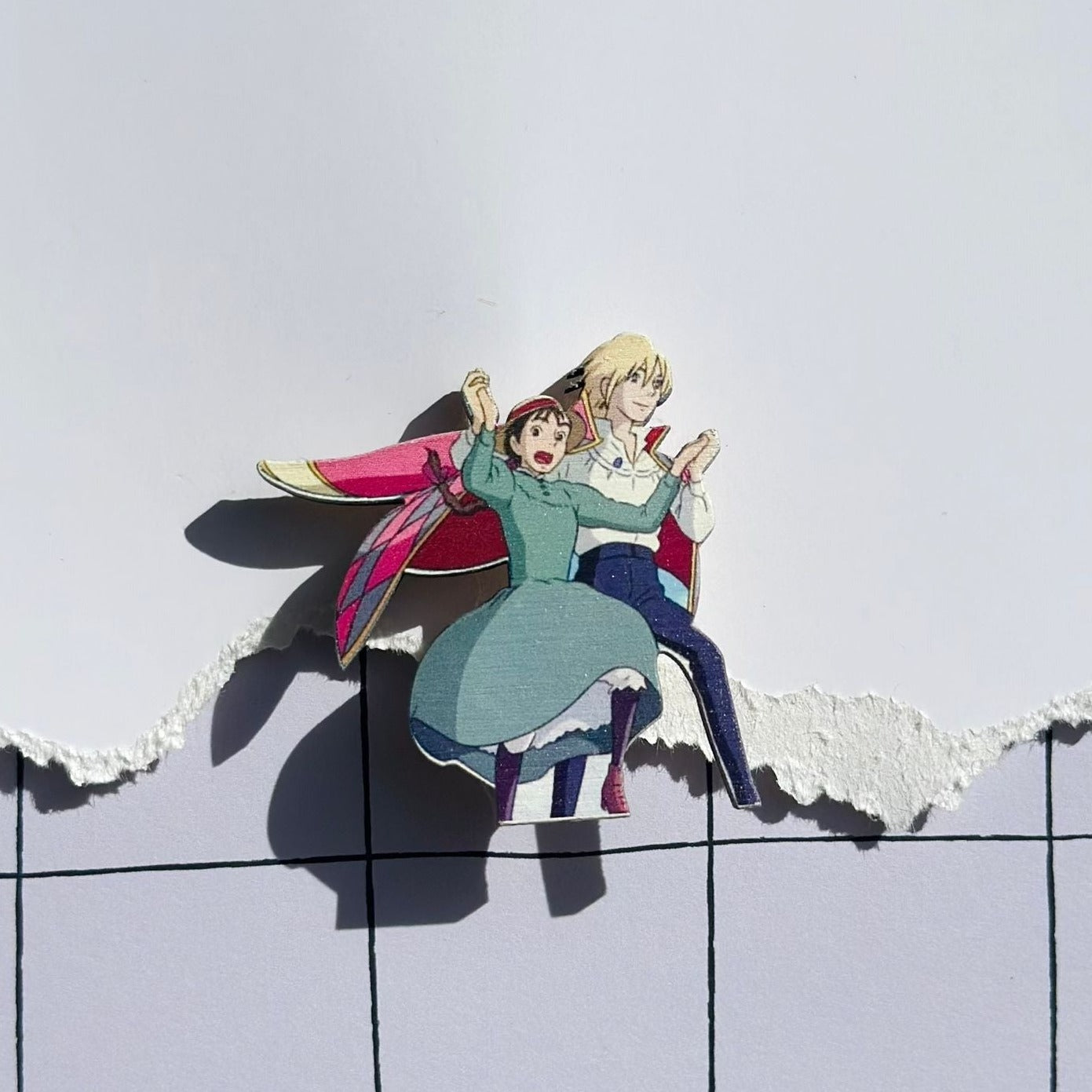 ანიმე Howl's moving castle გულსაბნევი აქსესუარი