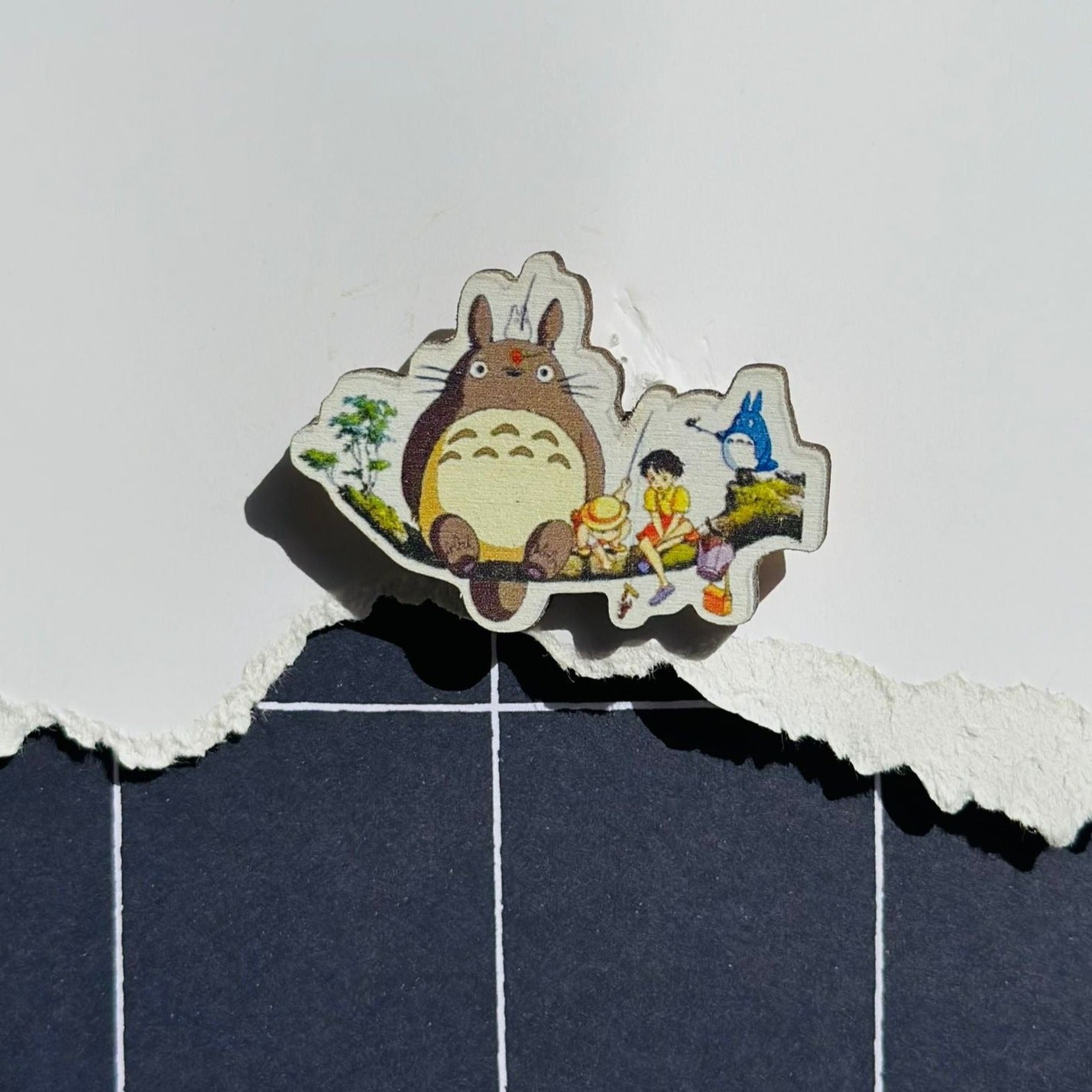 ანიმე My Neighbor Totoro გულსაბნევი აქსესუარი