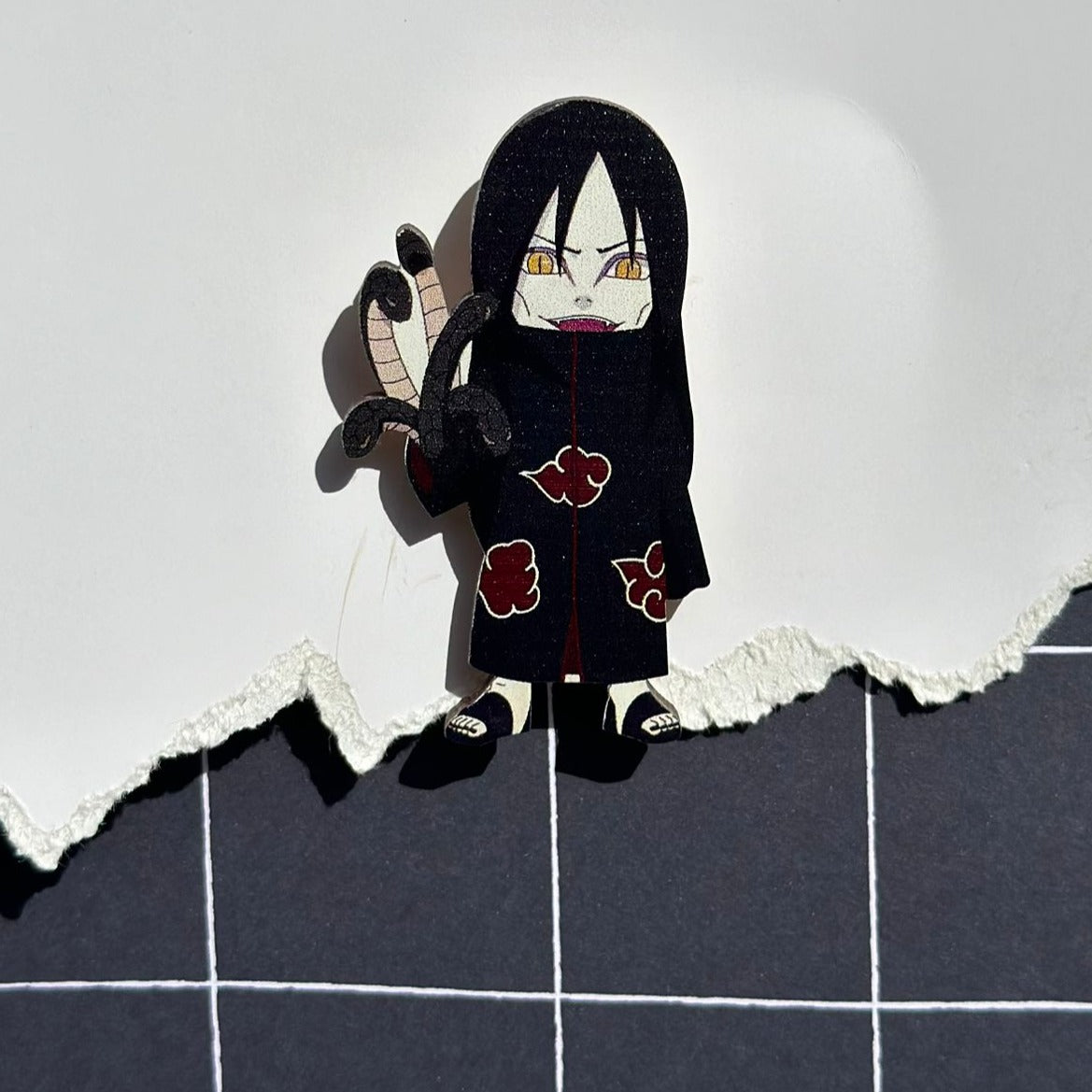 Anime Naruto: Orochimaru brooch accessory