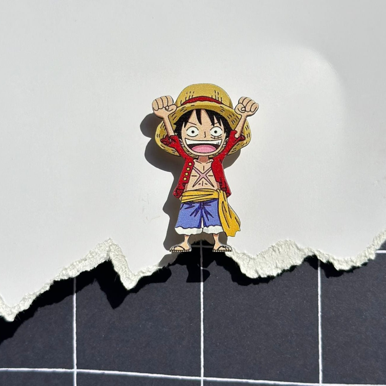 Anime One Piece Luffy Brooch Accessory