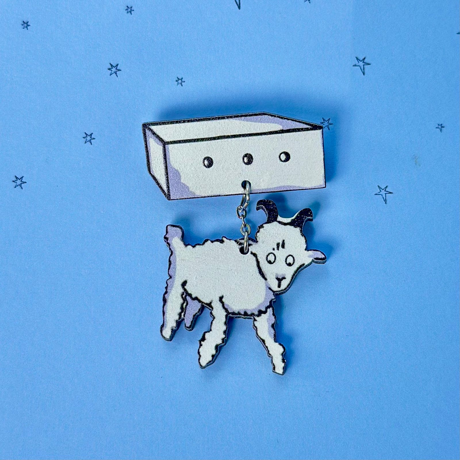 Little Prince Brooches: Elephant, Baobabs, Sheep