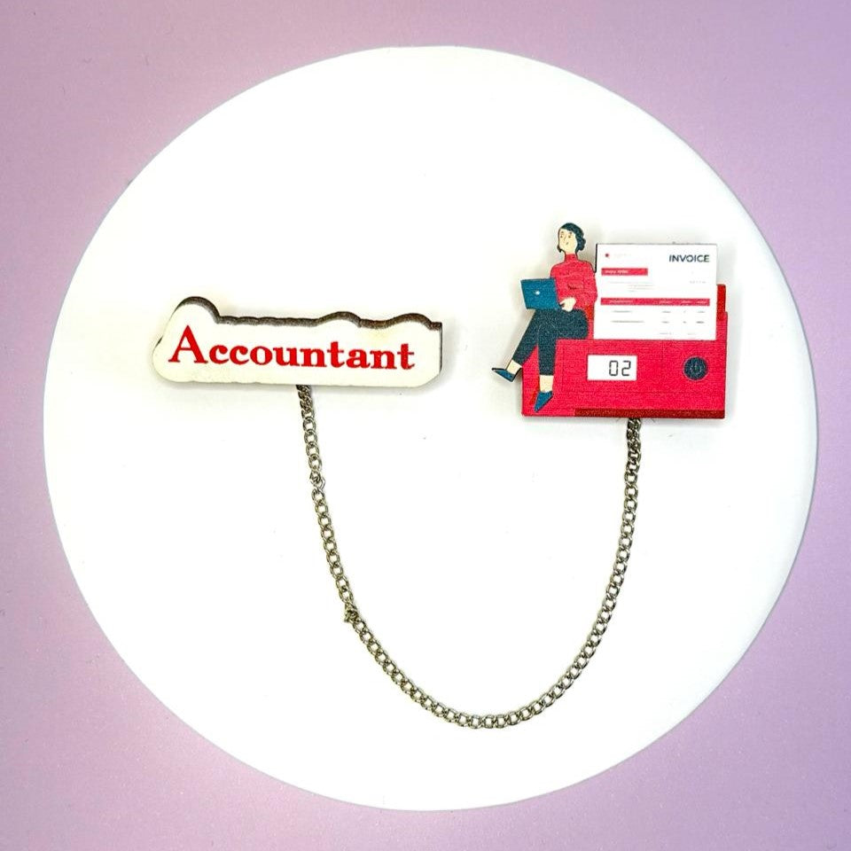 Profession Accountant Accessory brooch