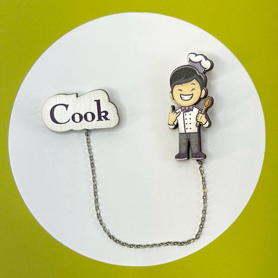 Occupation Chef/Cook/Pastry Accessory Brooch