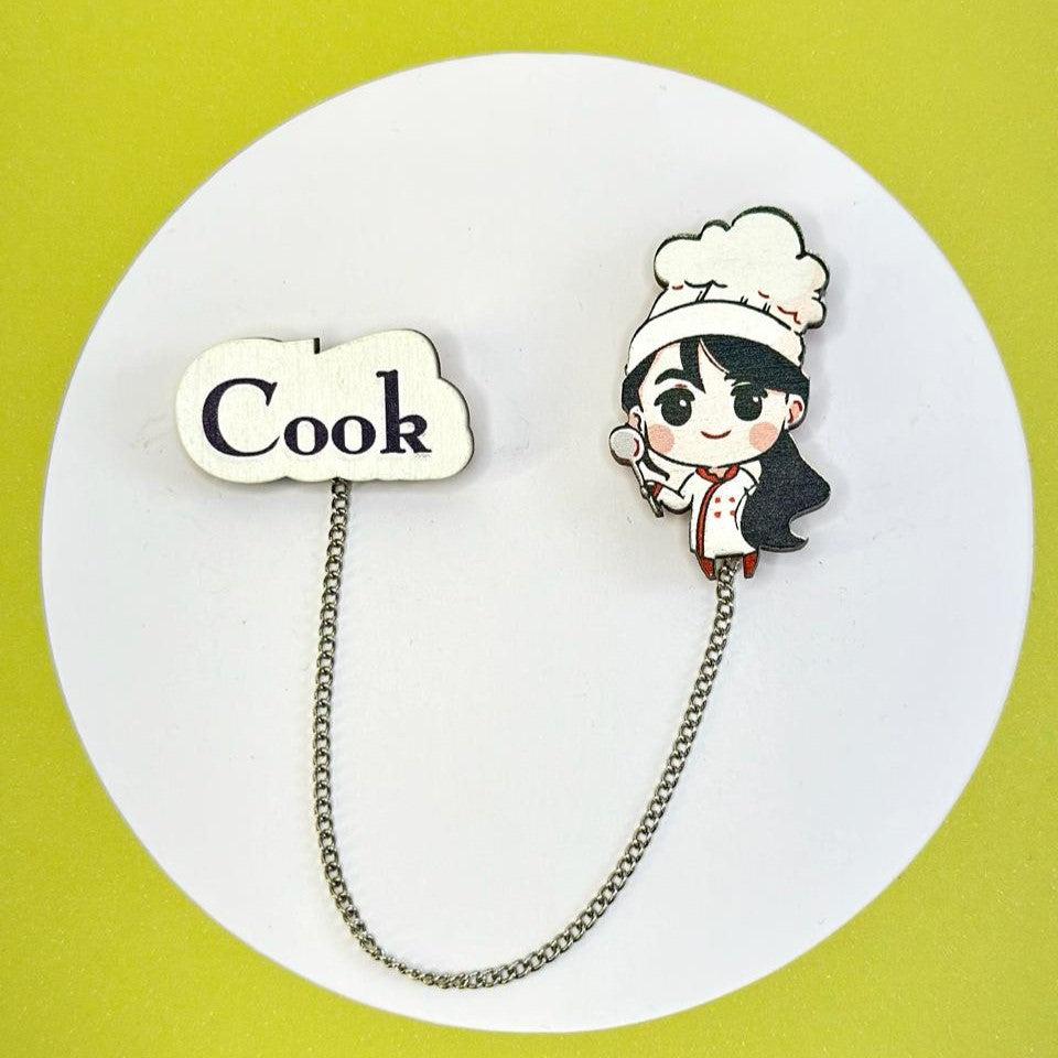 Occupation Chef/Cook/Pastry Accessory Brooch