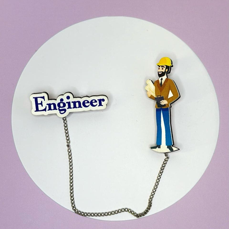 Occupation Engineer/Architect Accessory Brooch