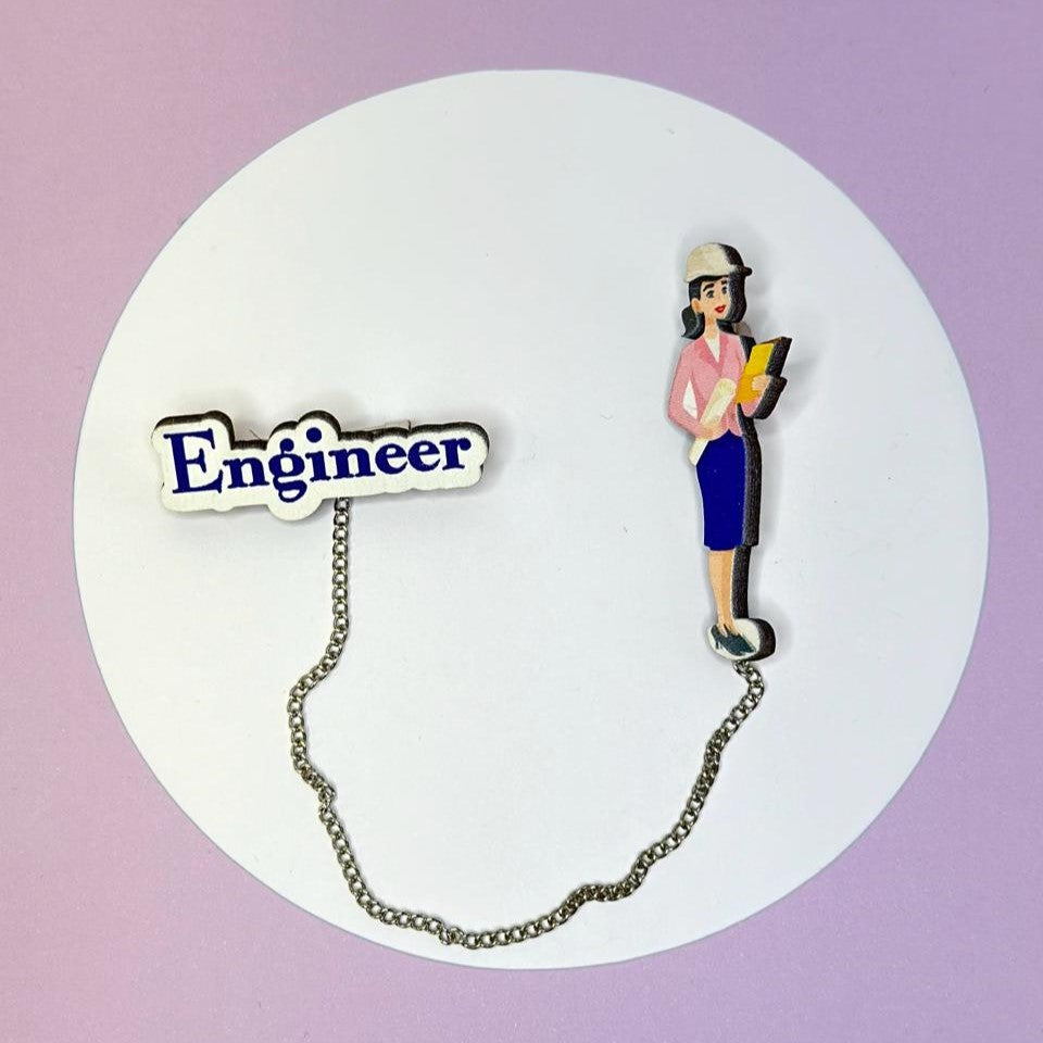 Occupation Engineer/Architect Accessory Brooch