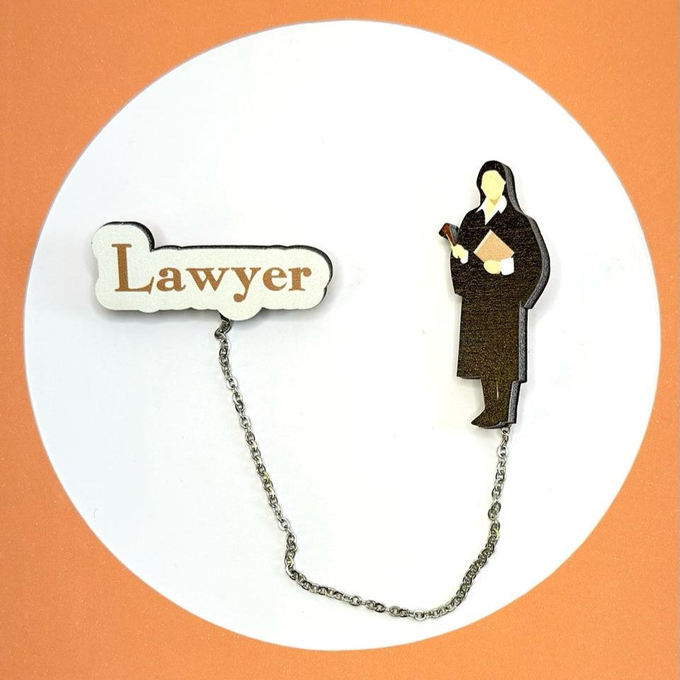 Occupation Lawyer/advocate/judge Accessory brooch